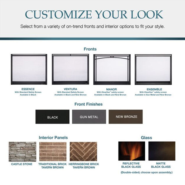 Majestic Meridian 36-Inch Direct Vent Gas Fireplace NG - MER36N