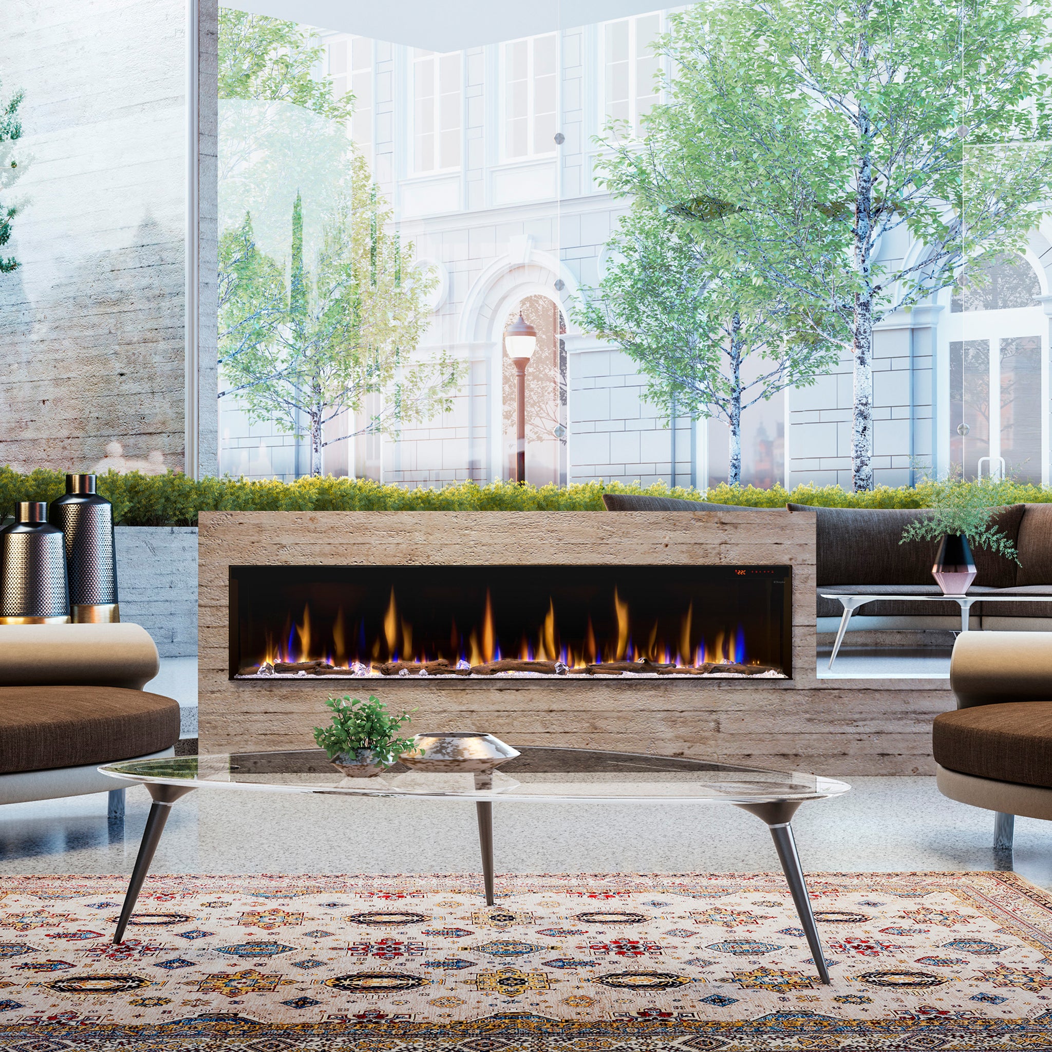 Dimplex lgnite Bold 88" Built-in Linear Electric Fireplace