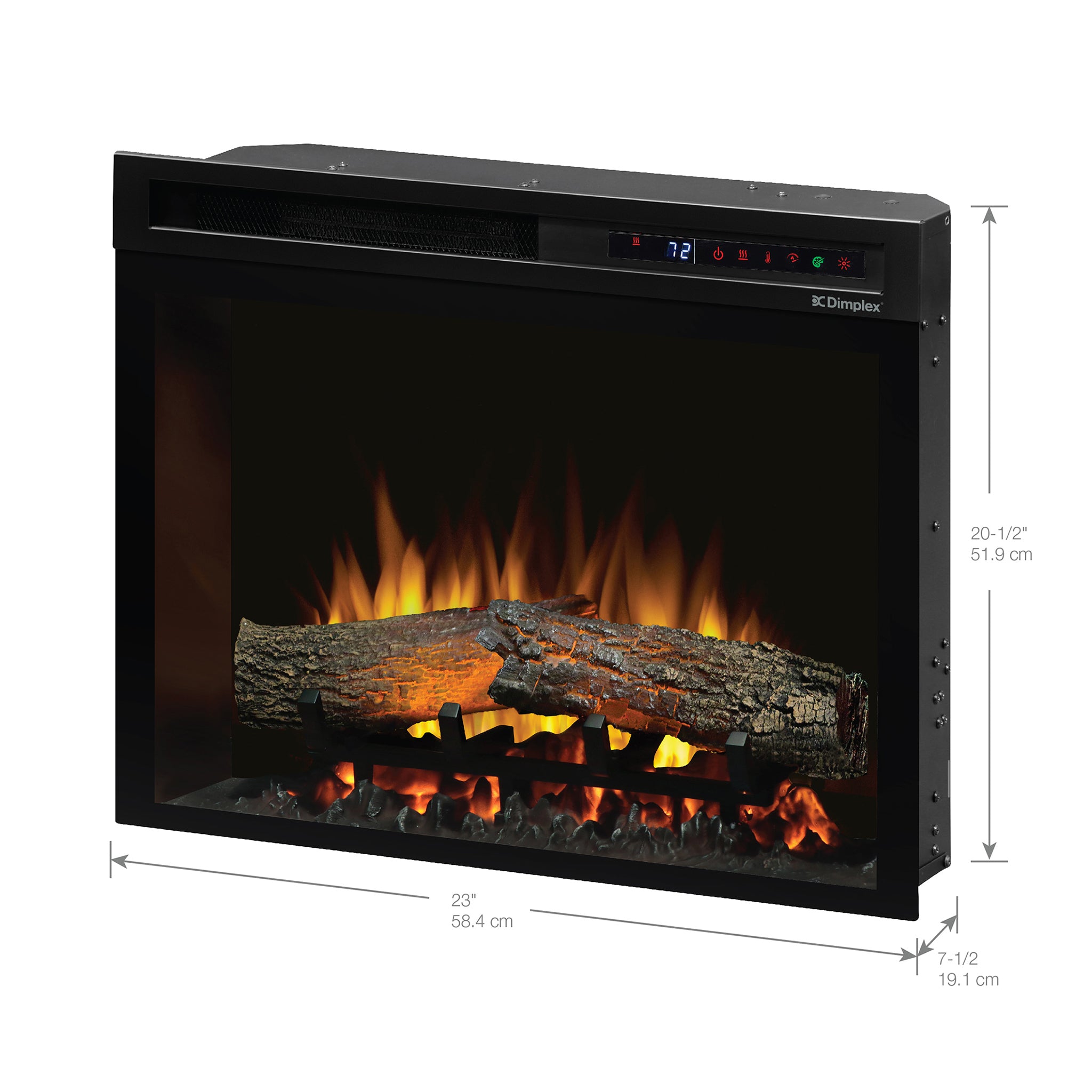 Dimplex Nova 23" Plug-in Electric Firebox with Logs
