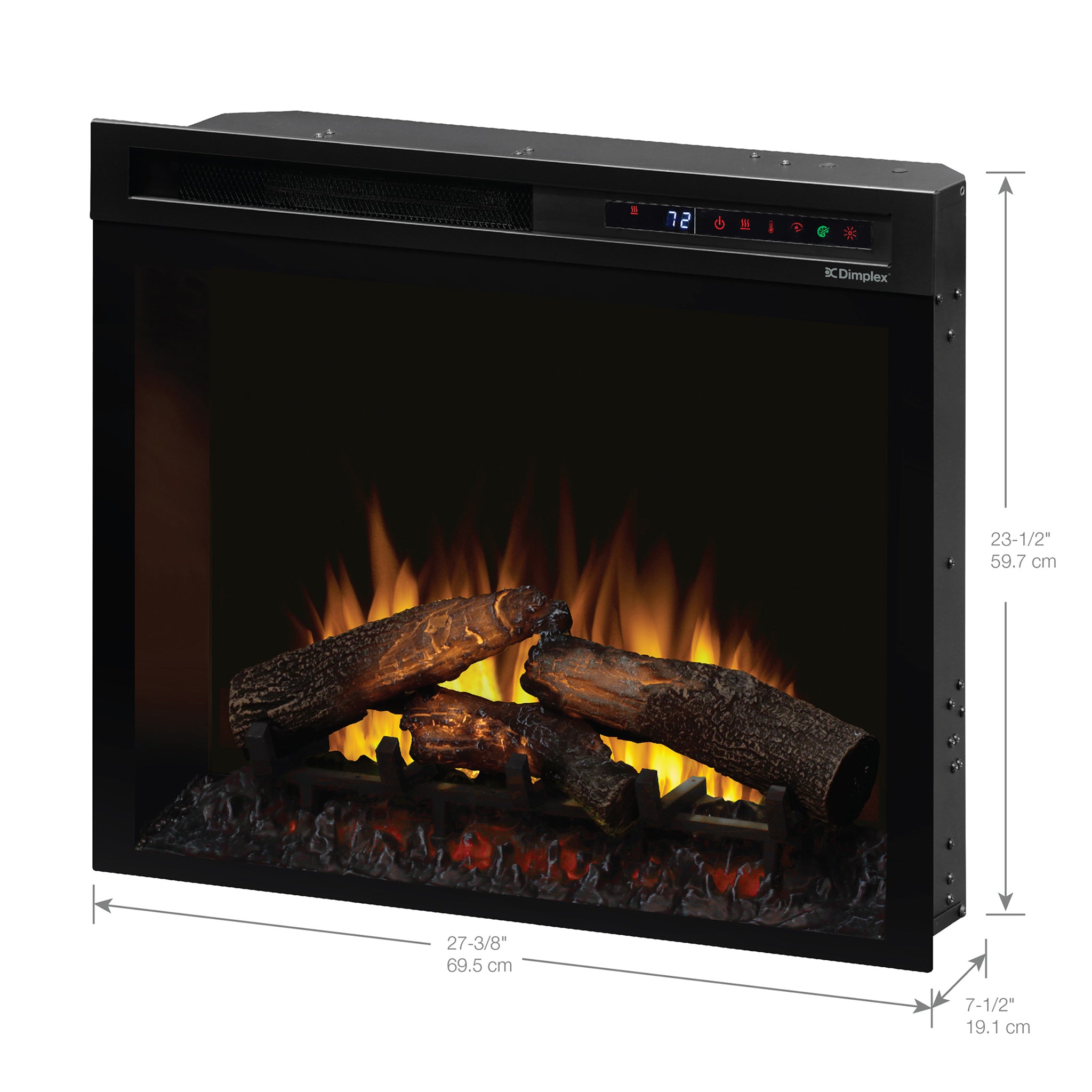 Dimplex Nova 28" Plug-in Electric Firebox with Logs