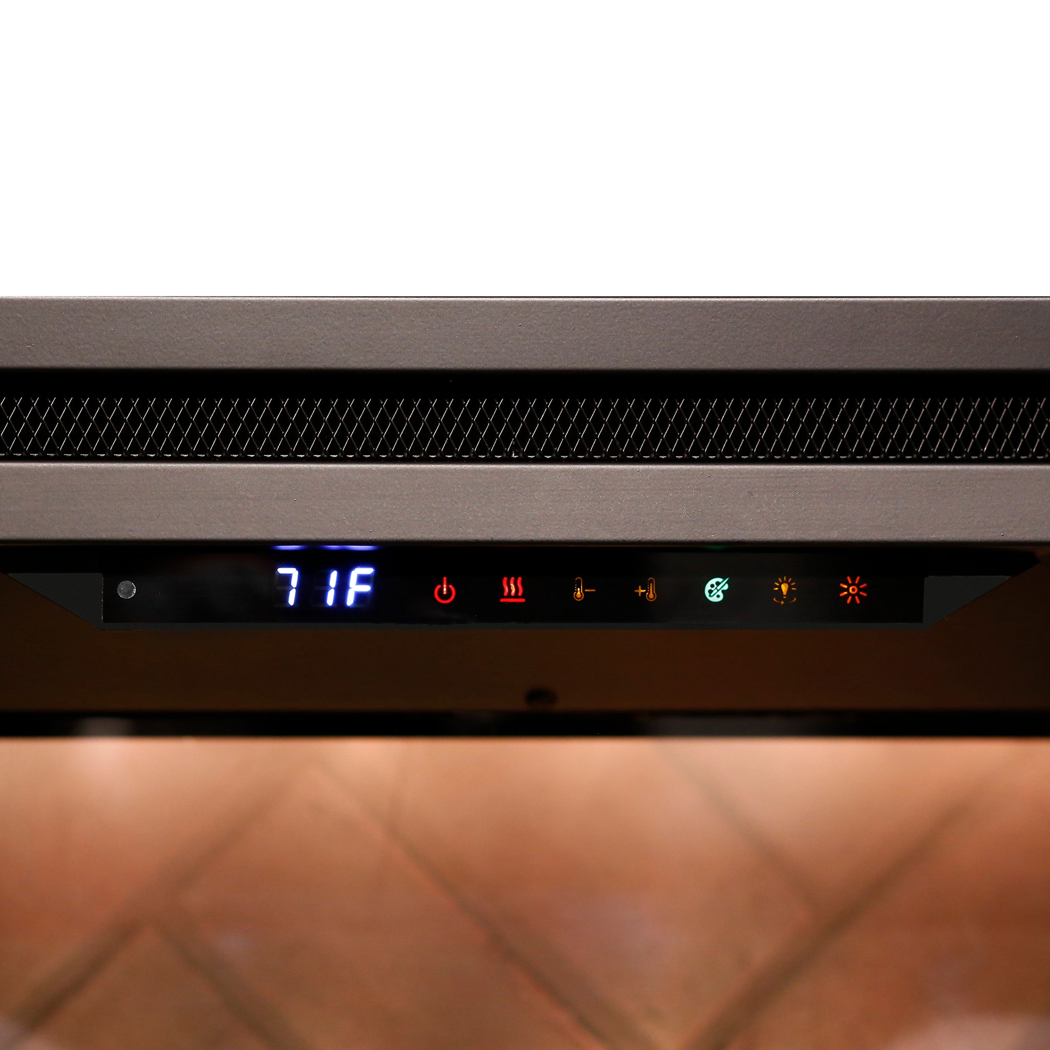 Dimplex Revillusion 30in Built-in Electric Firebox, Herringbone, with Glass Pane and Plug Kit included