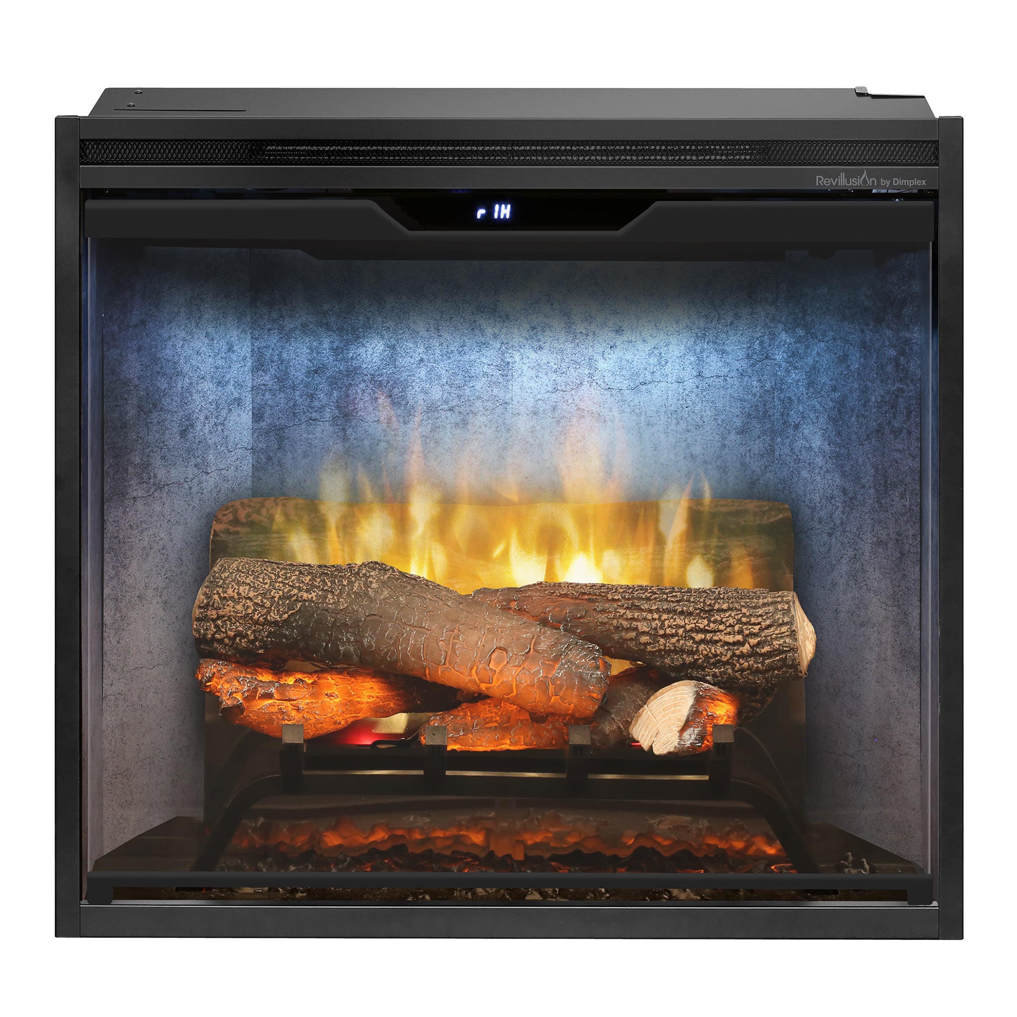 Dimplex Revillusion 24in Built-In Firebox, Weathered Concrete Grey