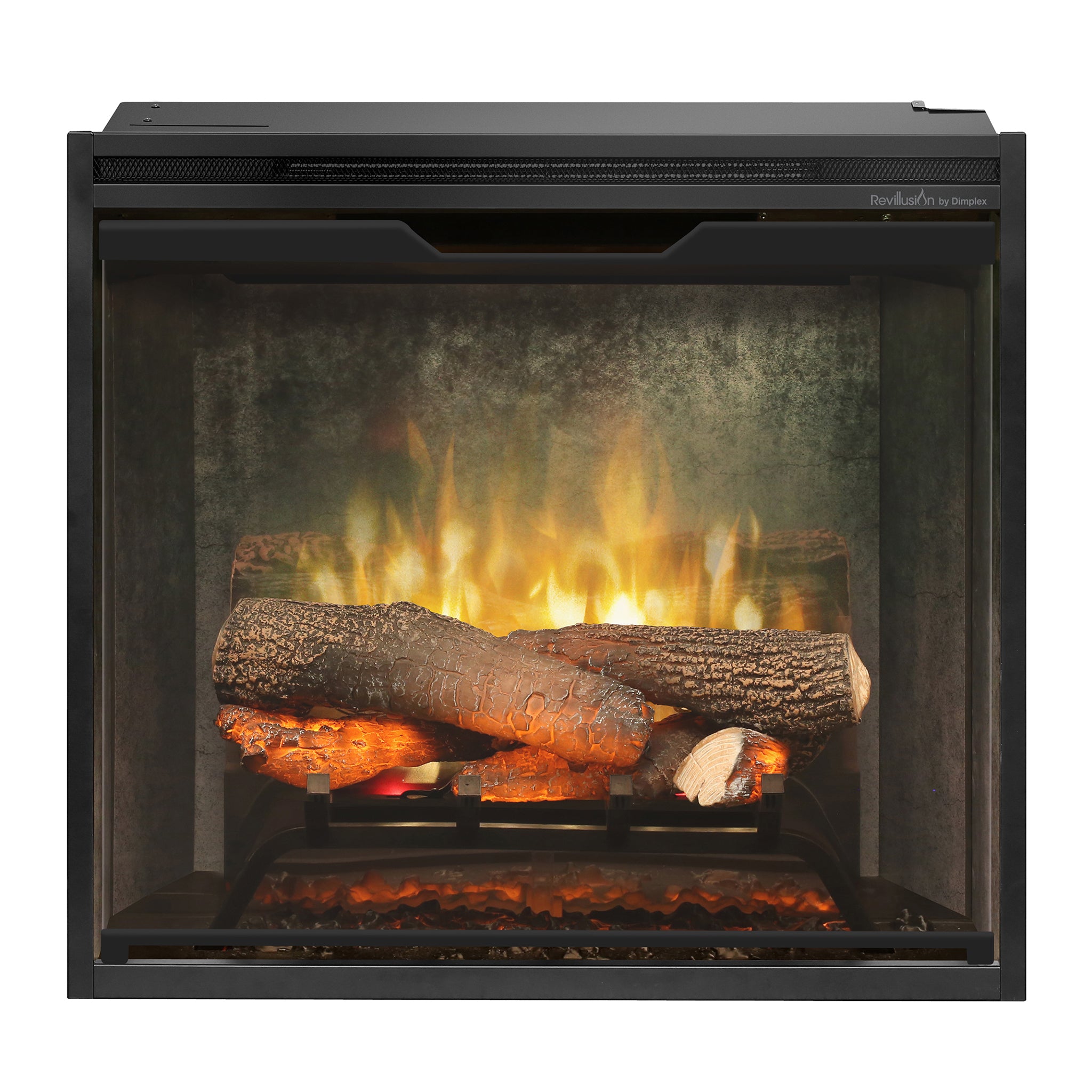 Dimplex Revillusion 24in Built-In Firebox, Weathered Concrete Grey