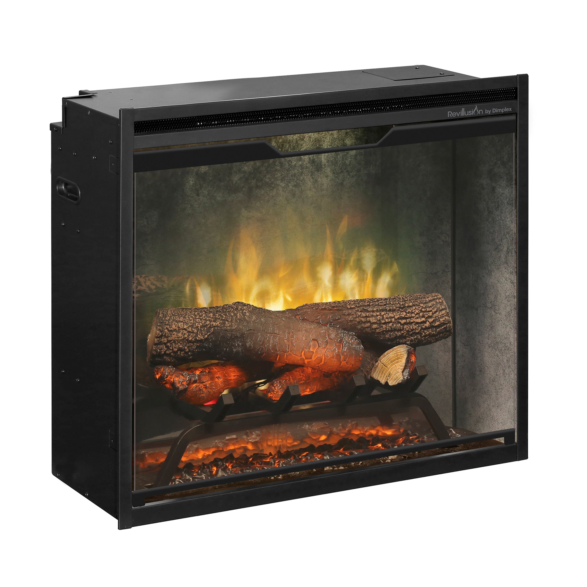 Dimplex Revillusion 24in Built-In Firebox, Weathered Concrete Grey