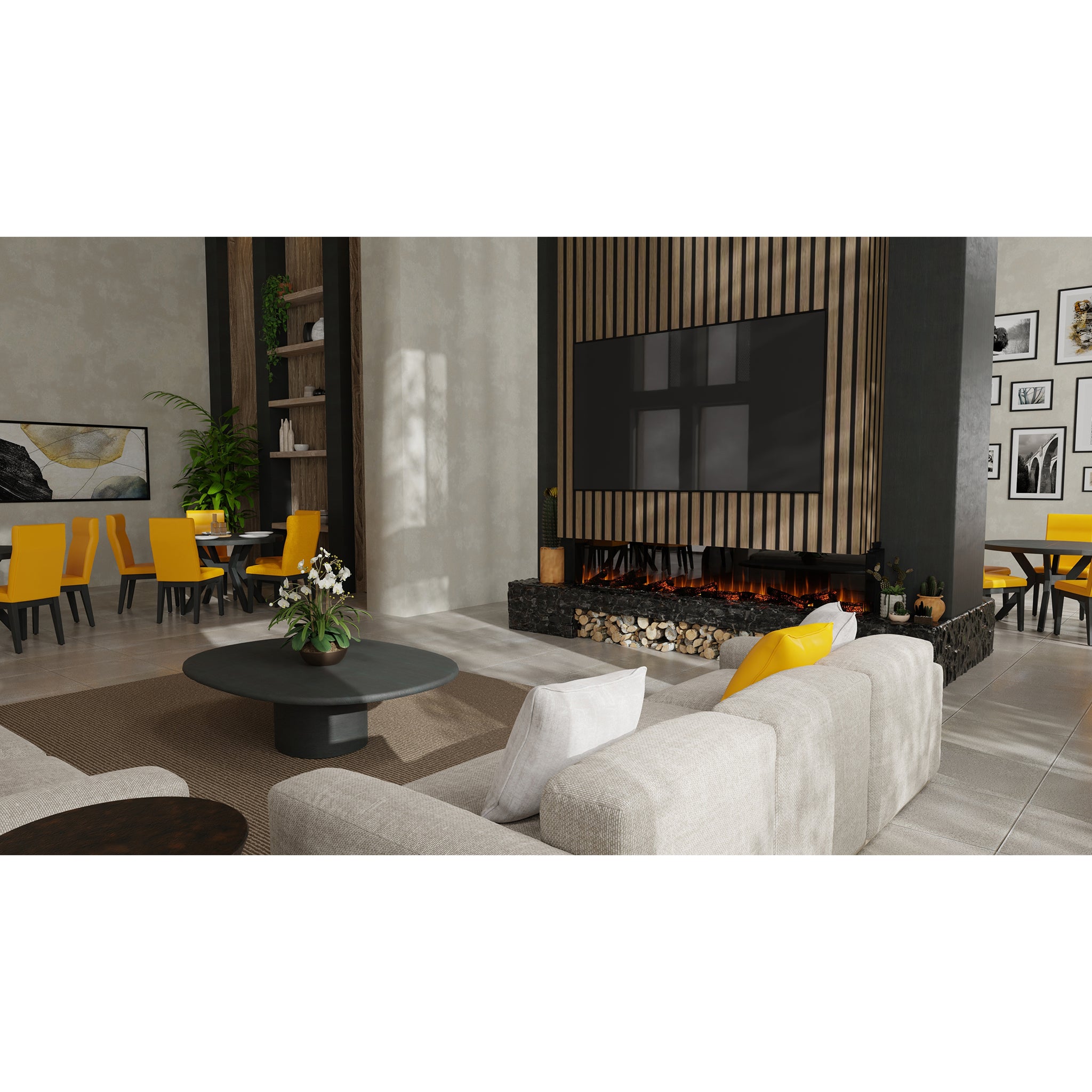 Dimplex lgnite Bold 100" Built-in Linear Electric Fireplace