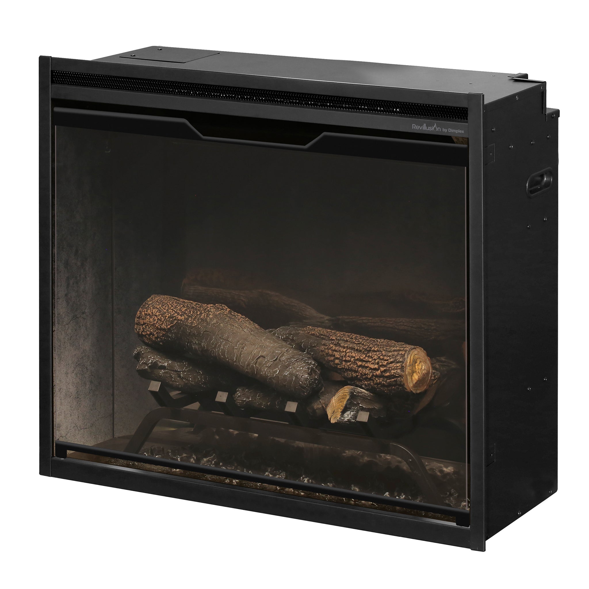 Dimplex Revillusion 24in Built-In Firebox, Weathered Concrete Grey