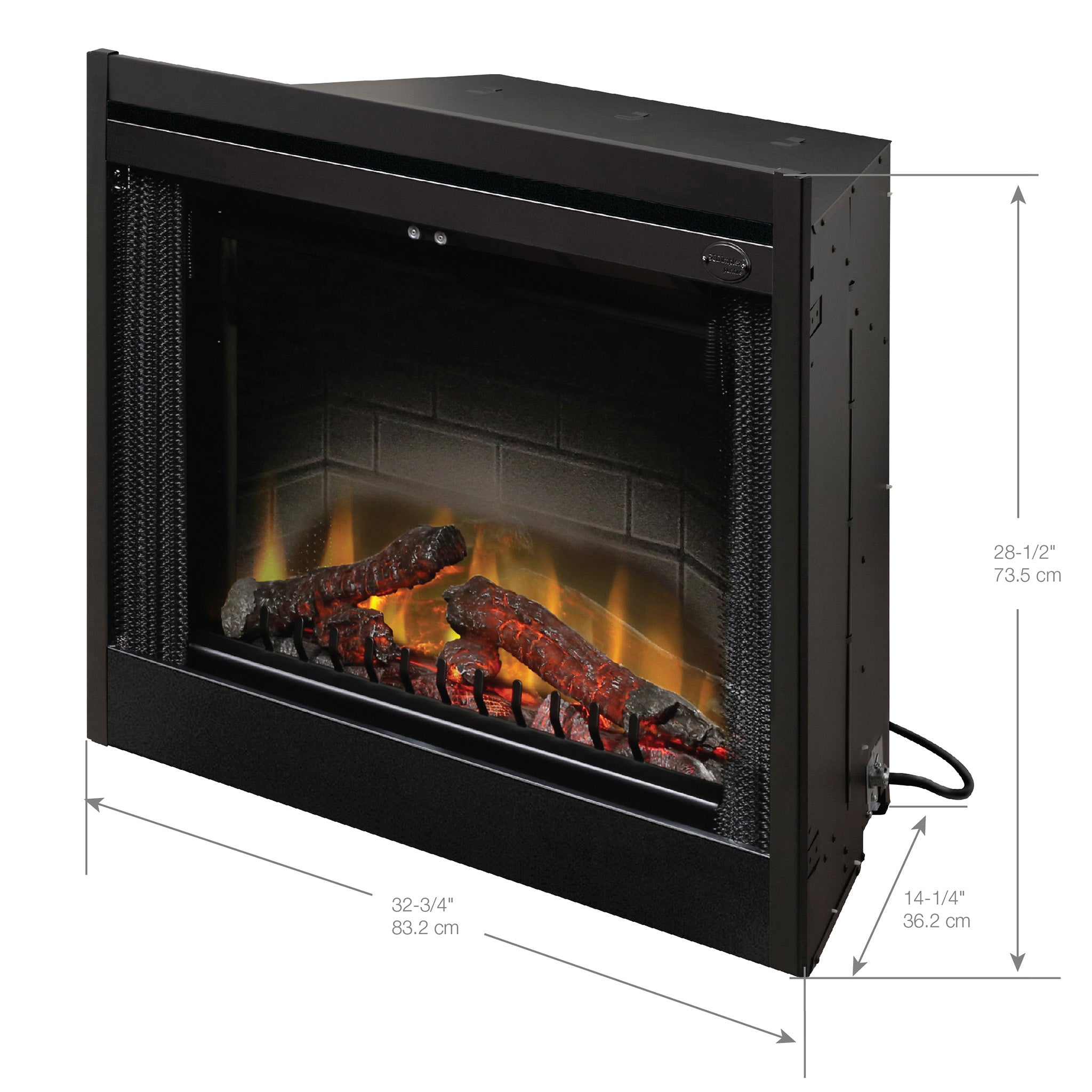 Dimplex 33" BF Deluxe Built-in Electric Firebox