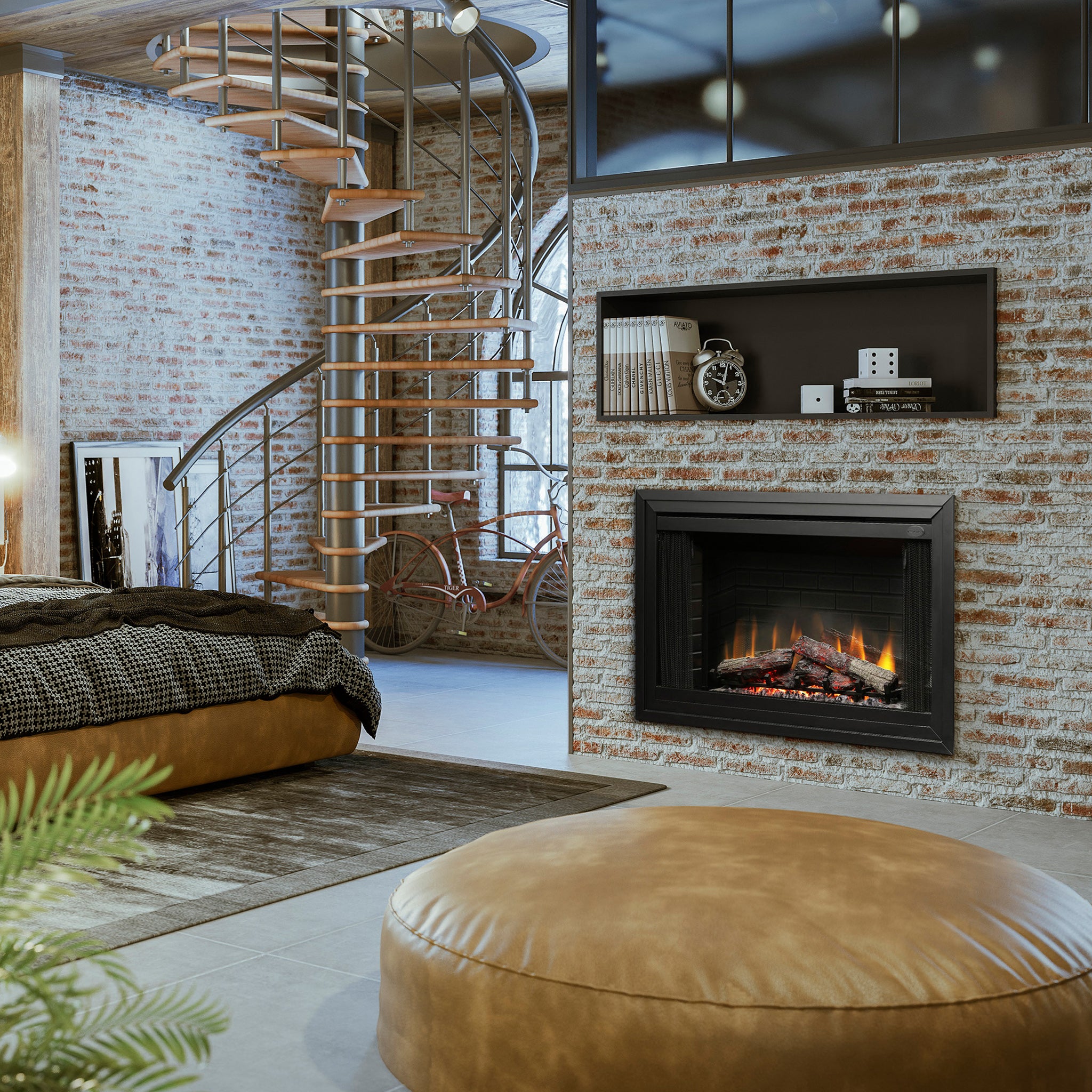 Dimplex 45" BF Deluxe Built-in Electric Firebox