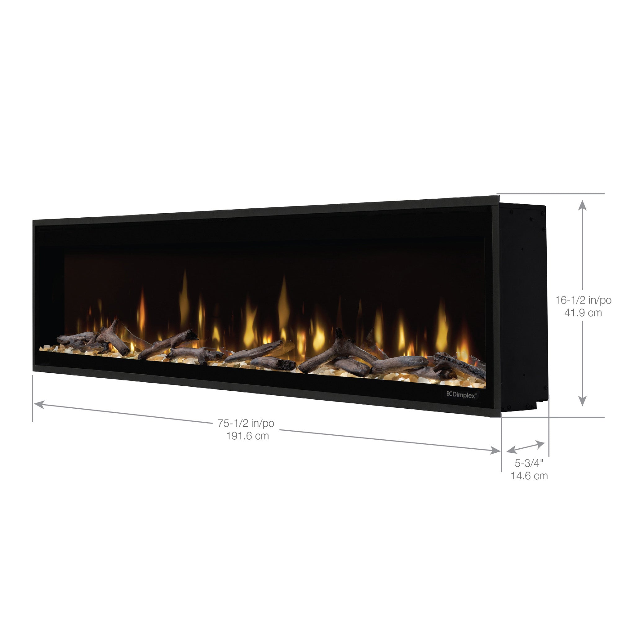 Dimplex Ignite Evolve 74" Linear Electric Fireplace