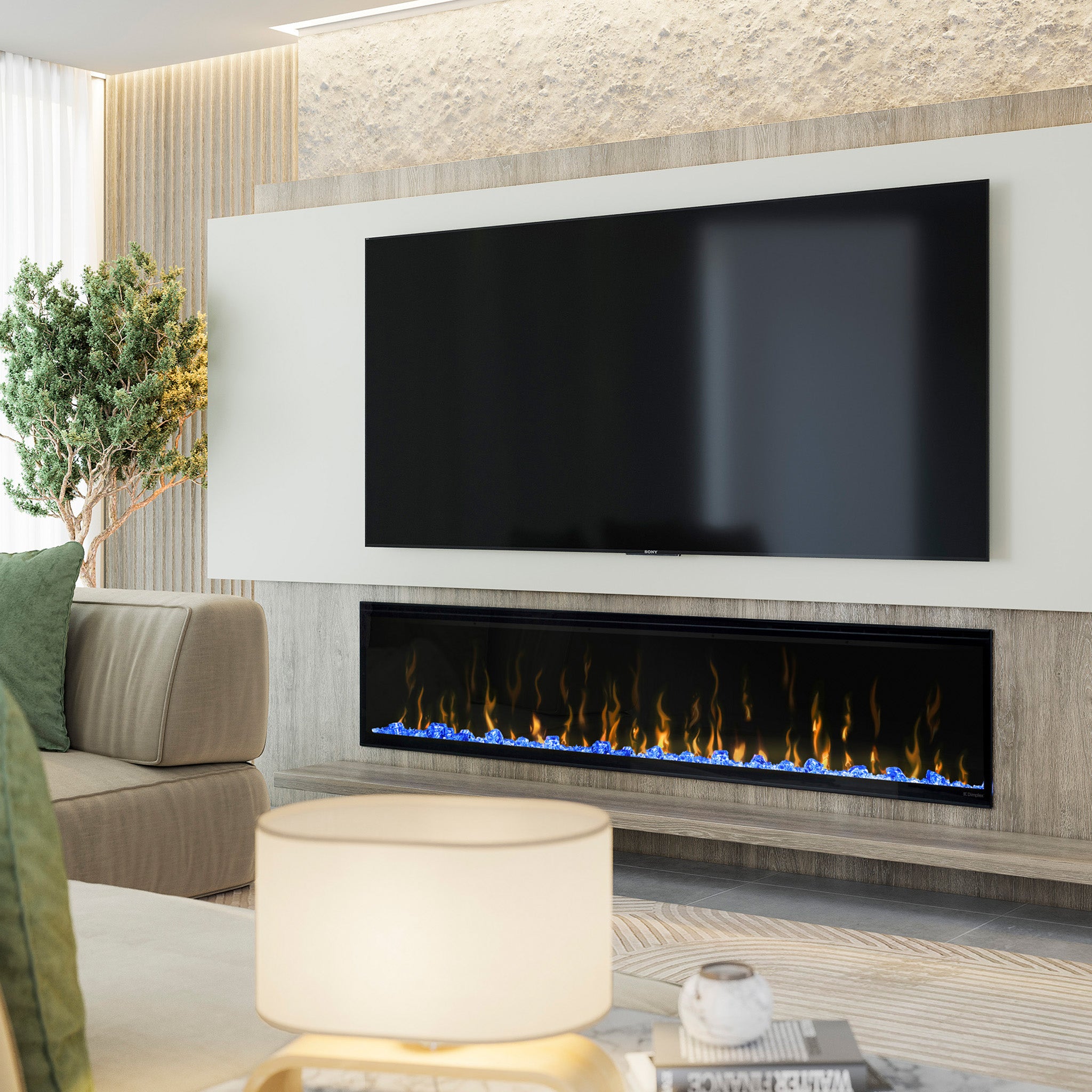 Dimplex IgniteXL 74" Built-in Linear Electric Fireplace