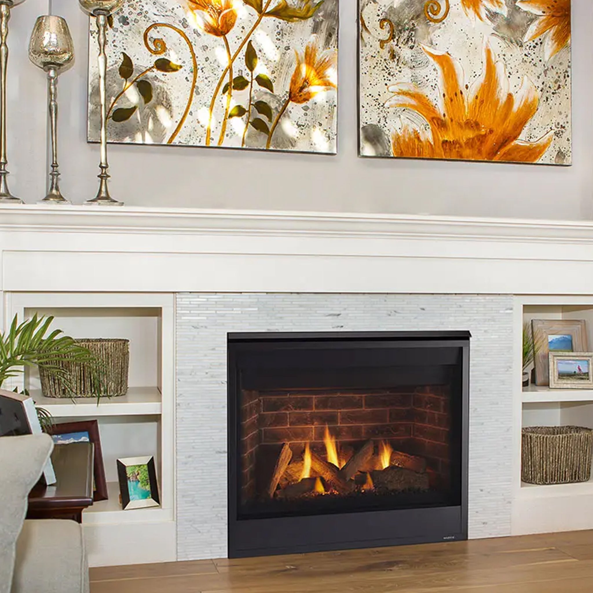 Majestic Quartz 42-Inch Direct Vent Gas Fireplace (LP)