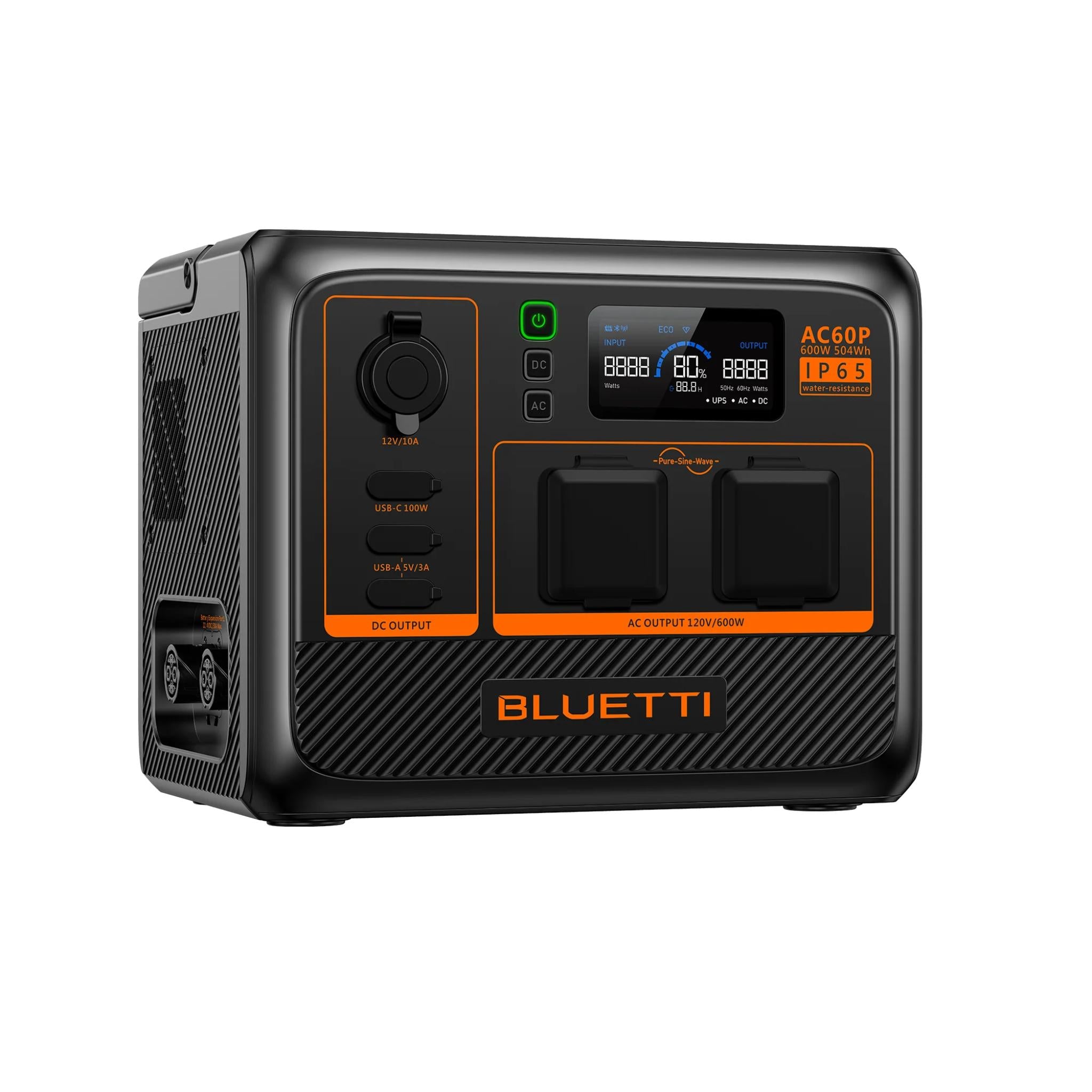 BLUETTI AC60P Portable Power Station | 600W, 504Wh