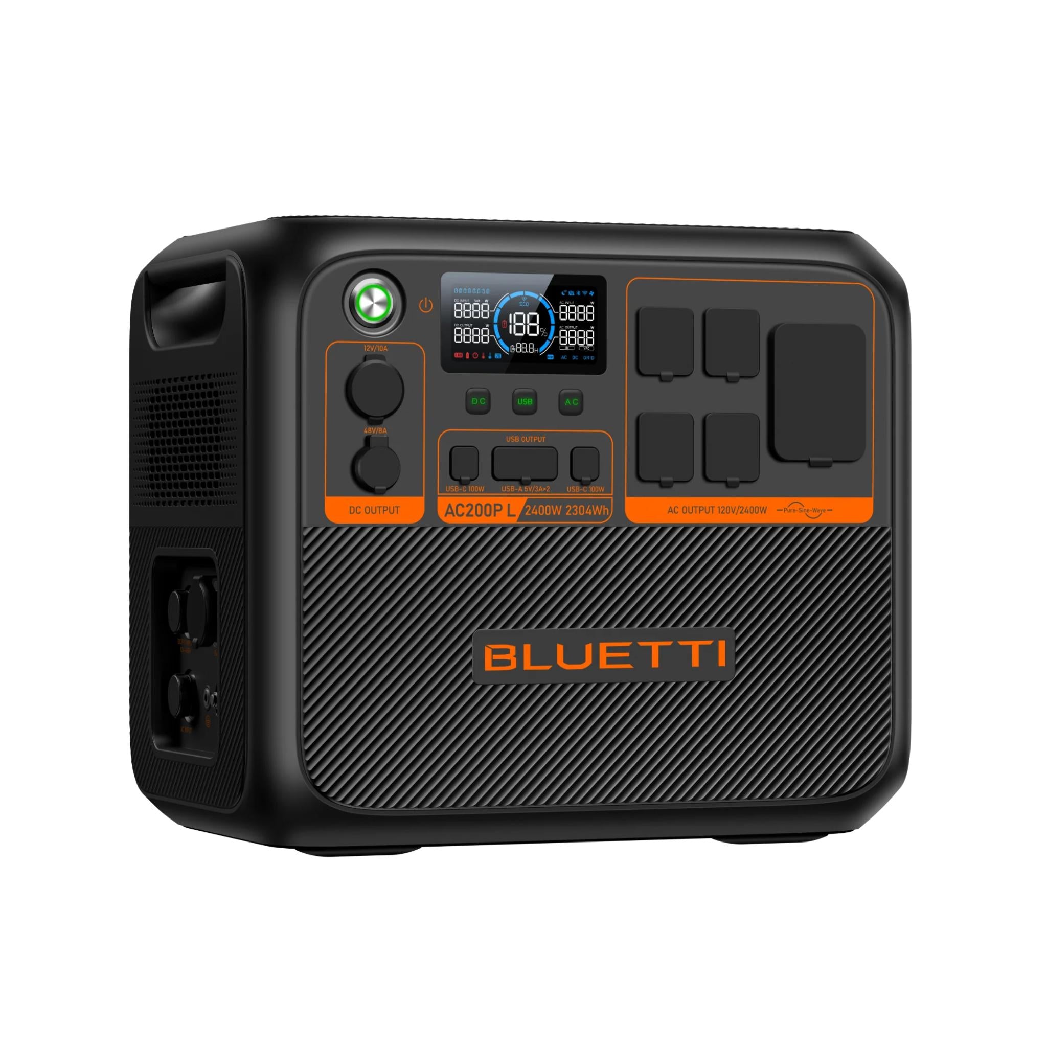 BLUETTI AC200P L Portable Power Station | 2,400W, 2,304Wh