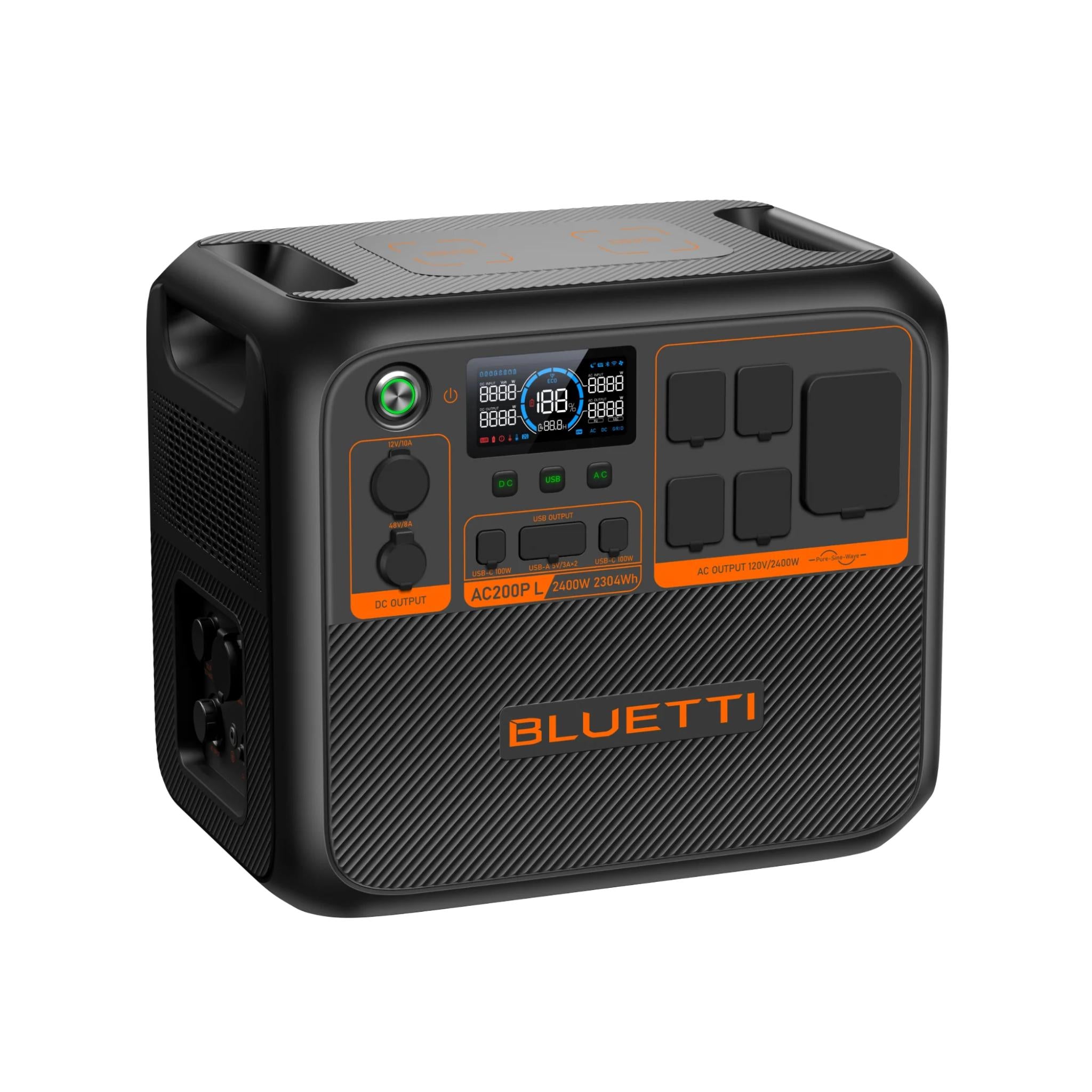 BLUETTI AC200P L Portable Power Station | 2,400W, 2,304Wh