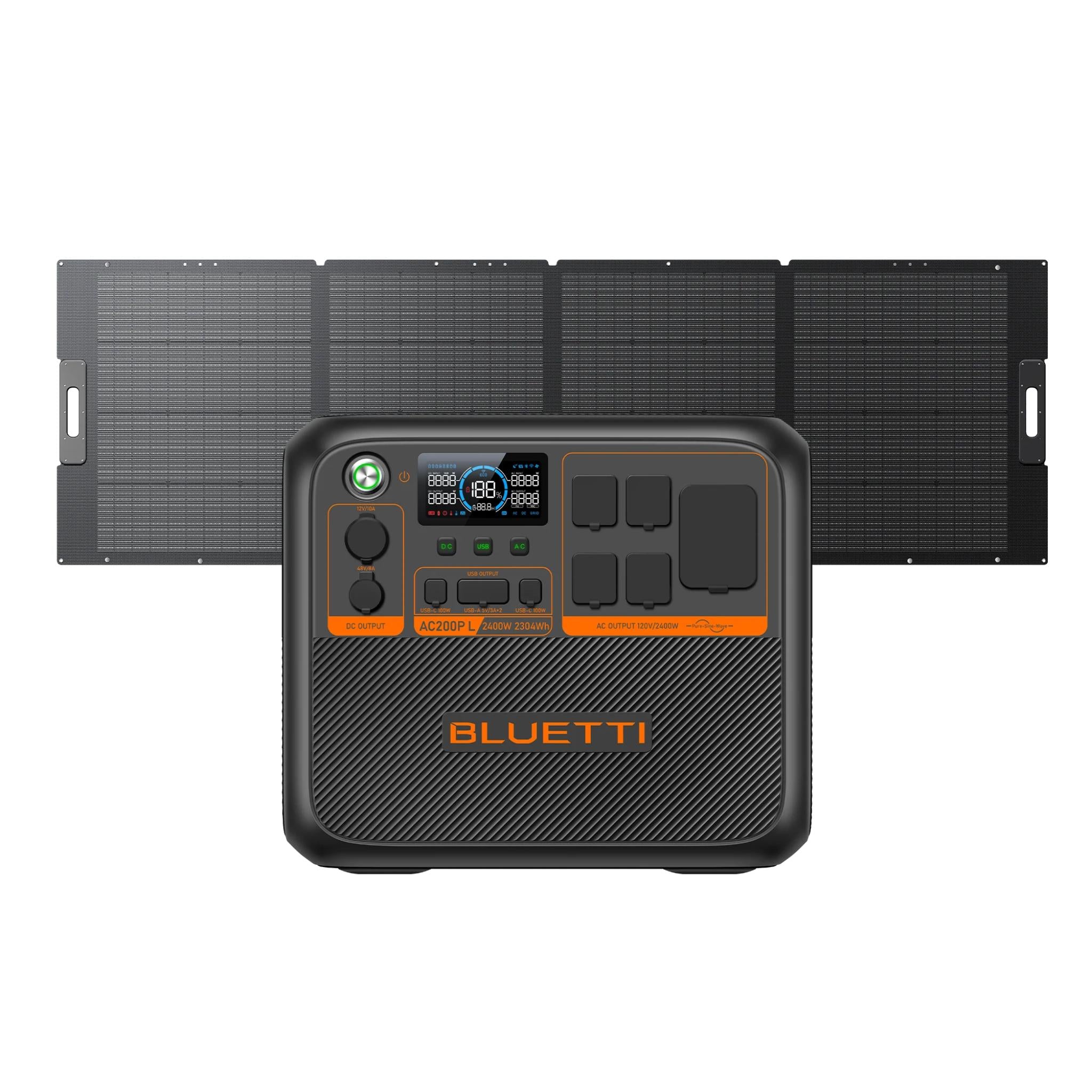 BLUETTI AC200P L Portable Power Station | 2,400W, 2,304Wh