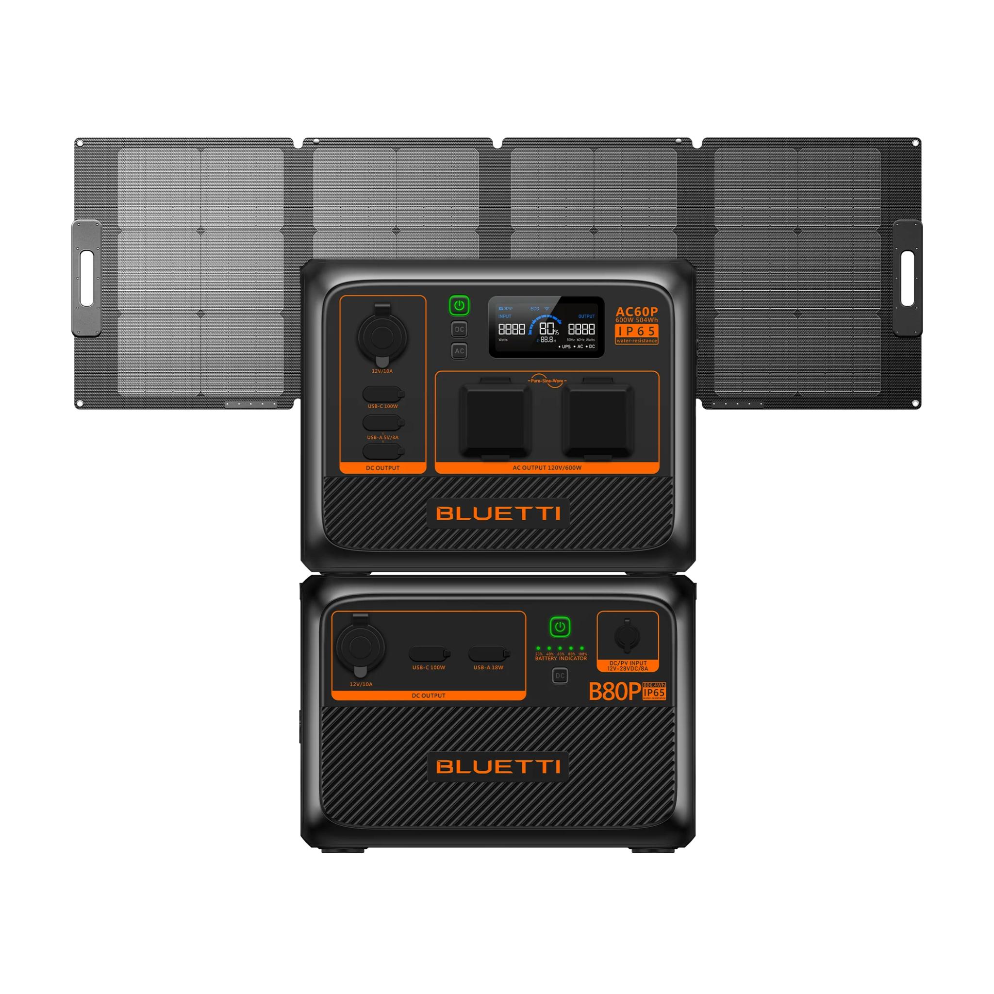 BLUETTI AC60P Portable Power Station | 600W, 504Wh