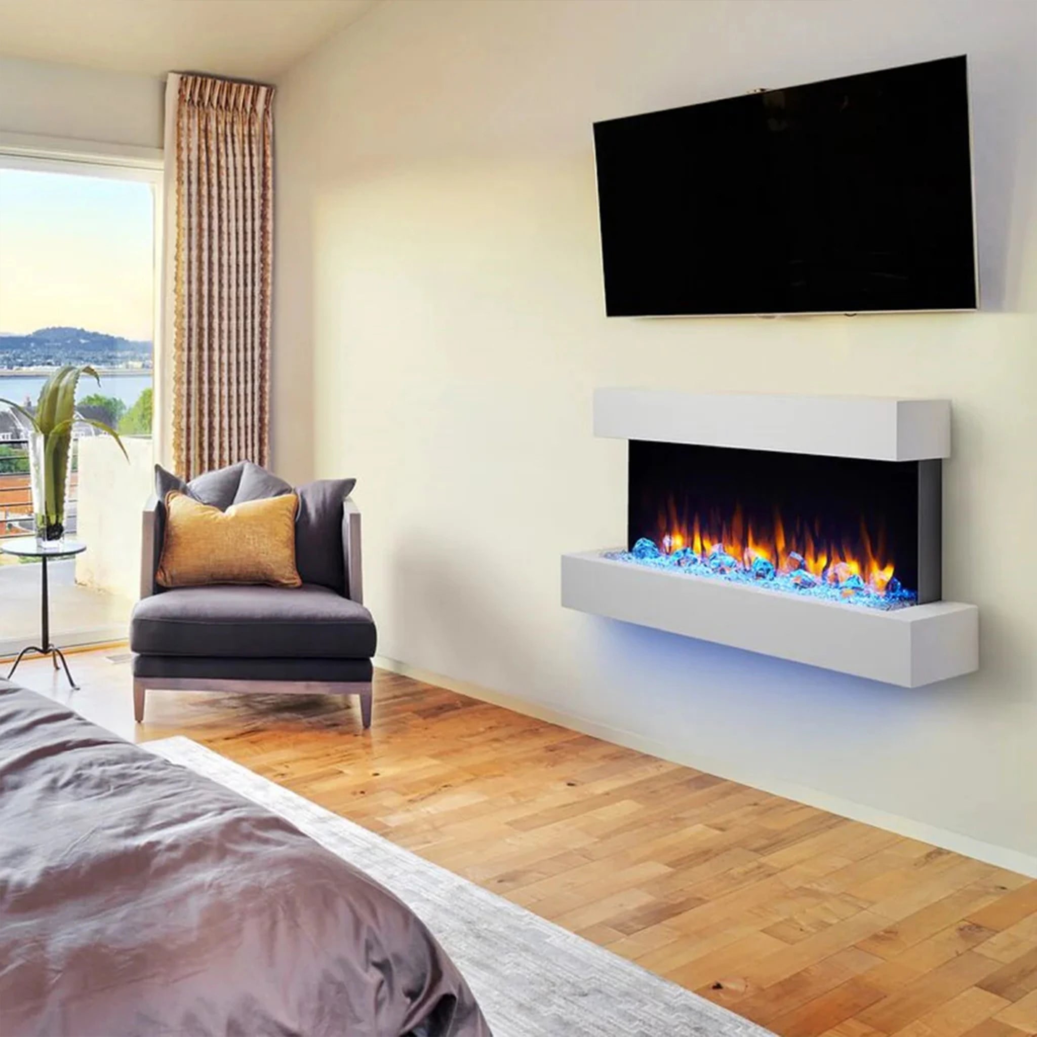 SimpliFire 43" Floating Mantel Kit for Format 36" Fireplace (Mantel Kit Only)