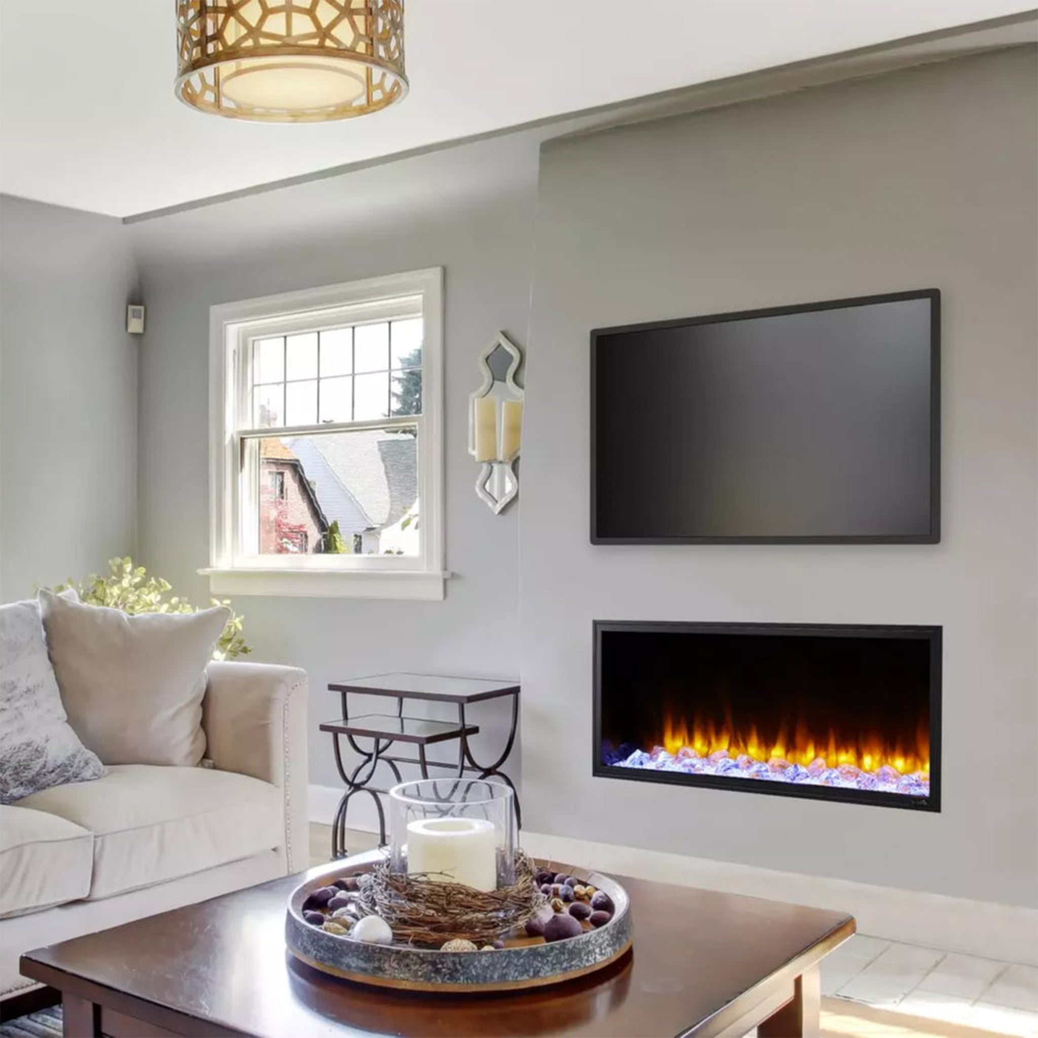 SimpliFire 43" Scion Clean Face Linear Electric Fireplace