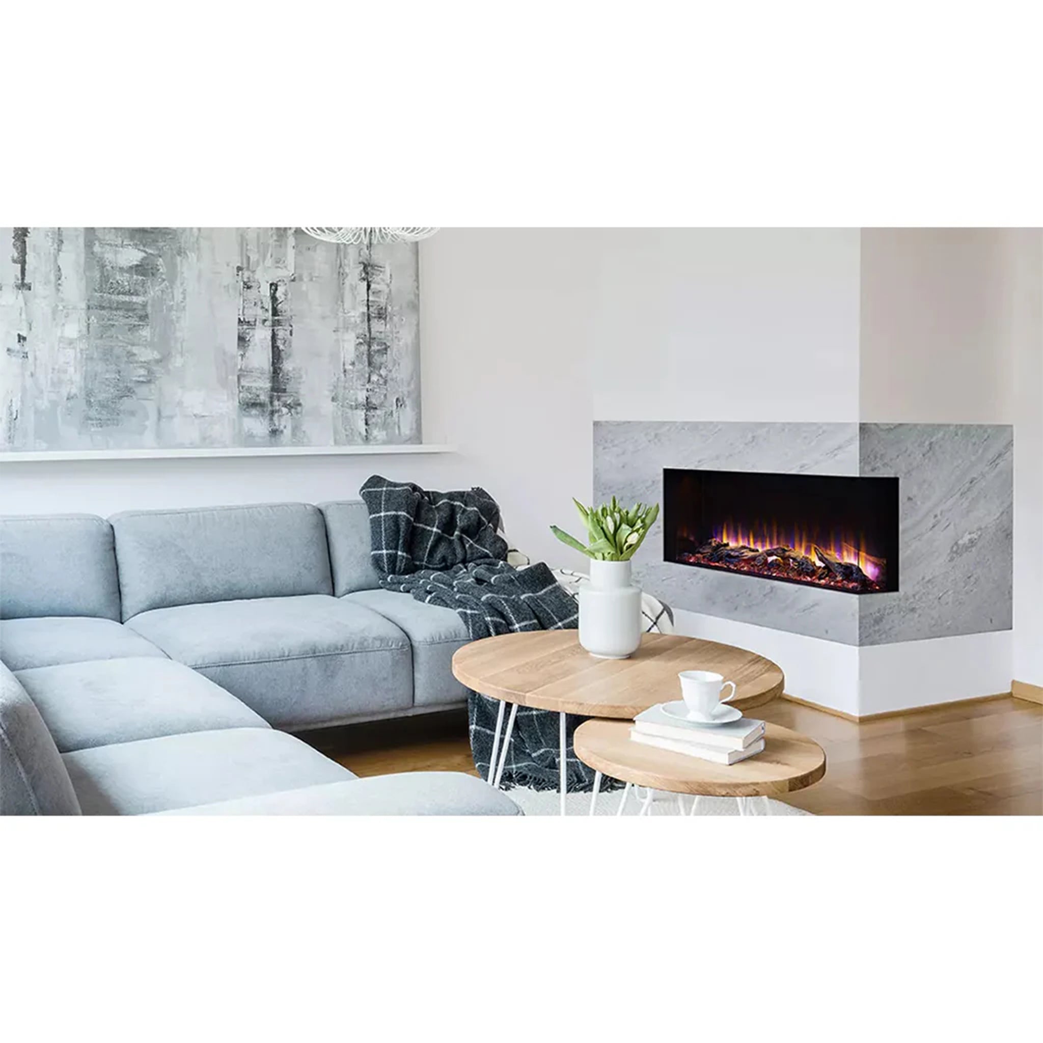 SimpliFire 43" Scion Trinity 3-Sided Linear Electric Fireplace