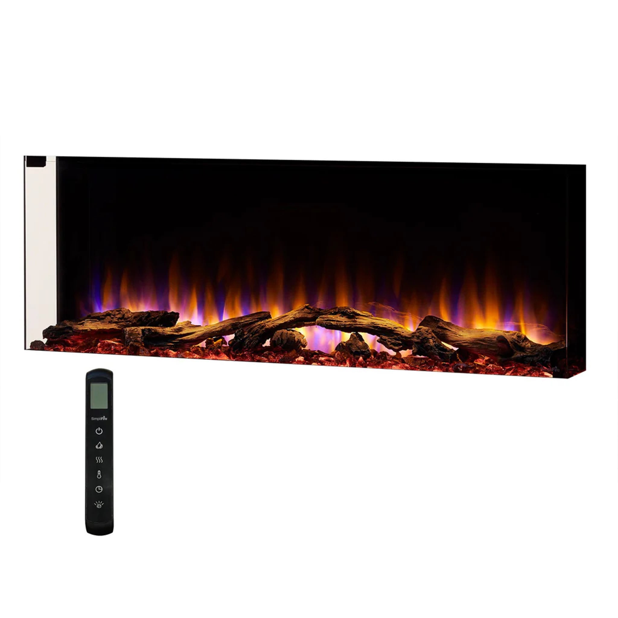 SimpliFire 43" Scion Trinity 3-Sided Linear Electric Fireplace