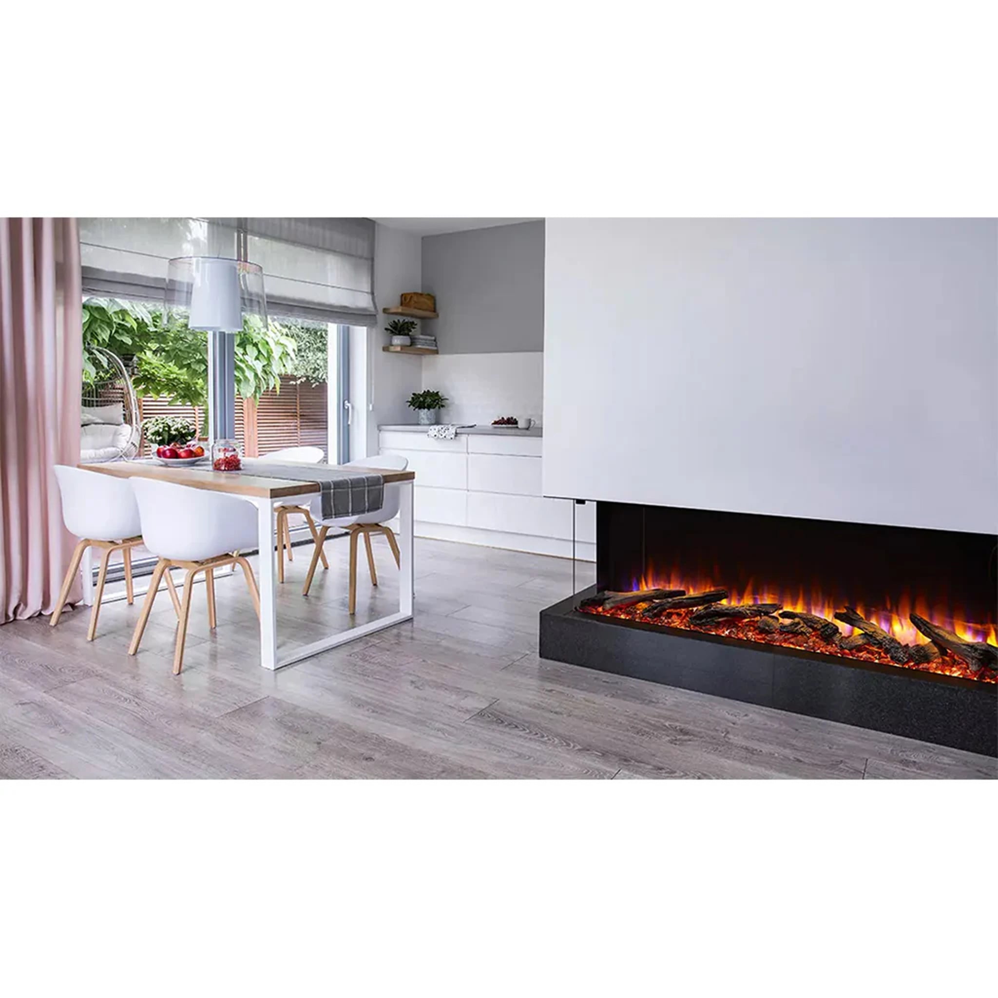 SimpliFire 43" Scion Trinity 3-Sided Linear Electric Fireplace