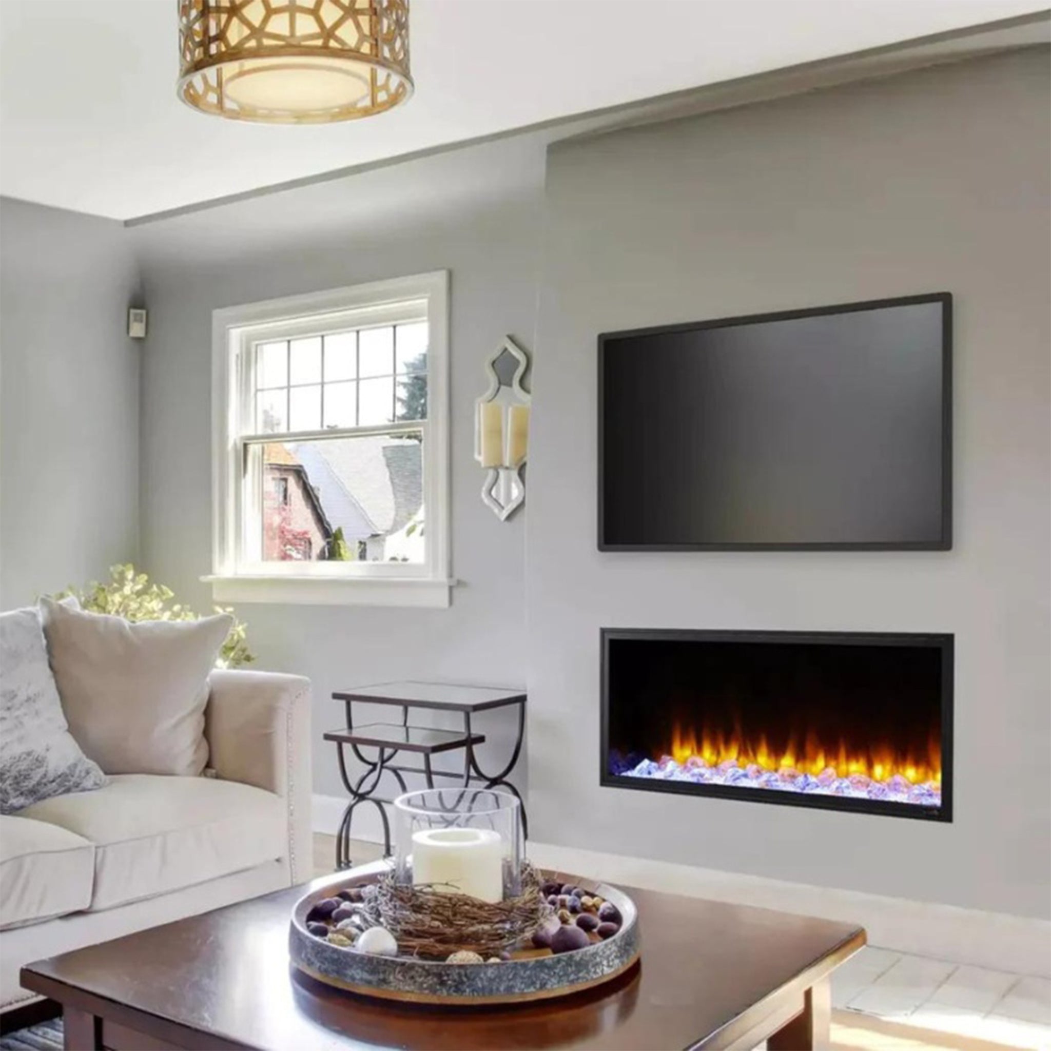 SimpliFire 55" Scion Clean Face Linear Electric Fireplace