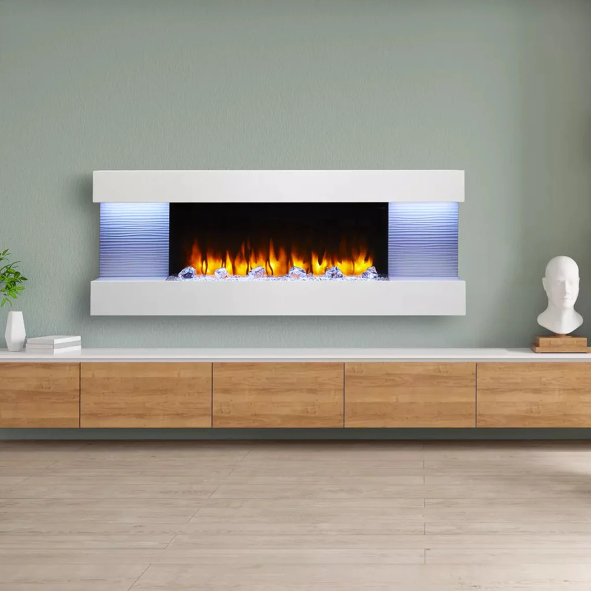 SimpliFire 60" Floating Mantel Kit for Format 36" Fireplace (Mantel Kit Only)