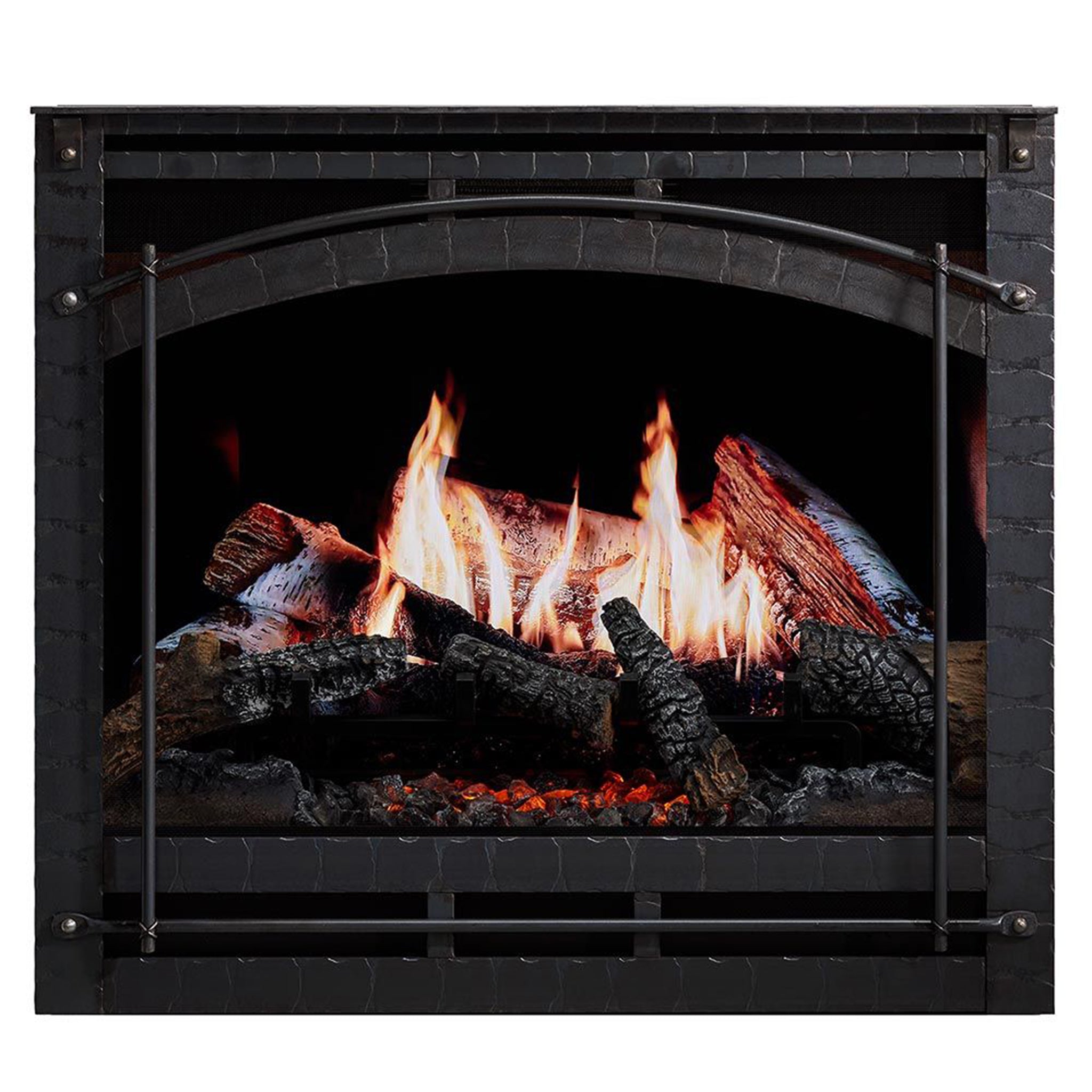 SimpliFire Chateau Forge front for Inception Electric Fireplace