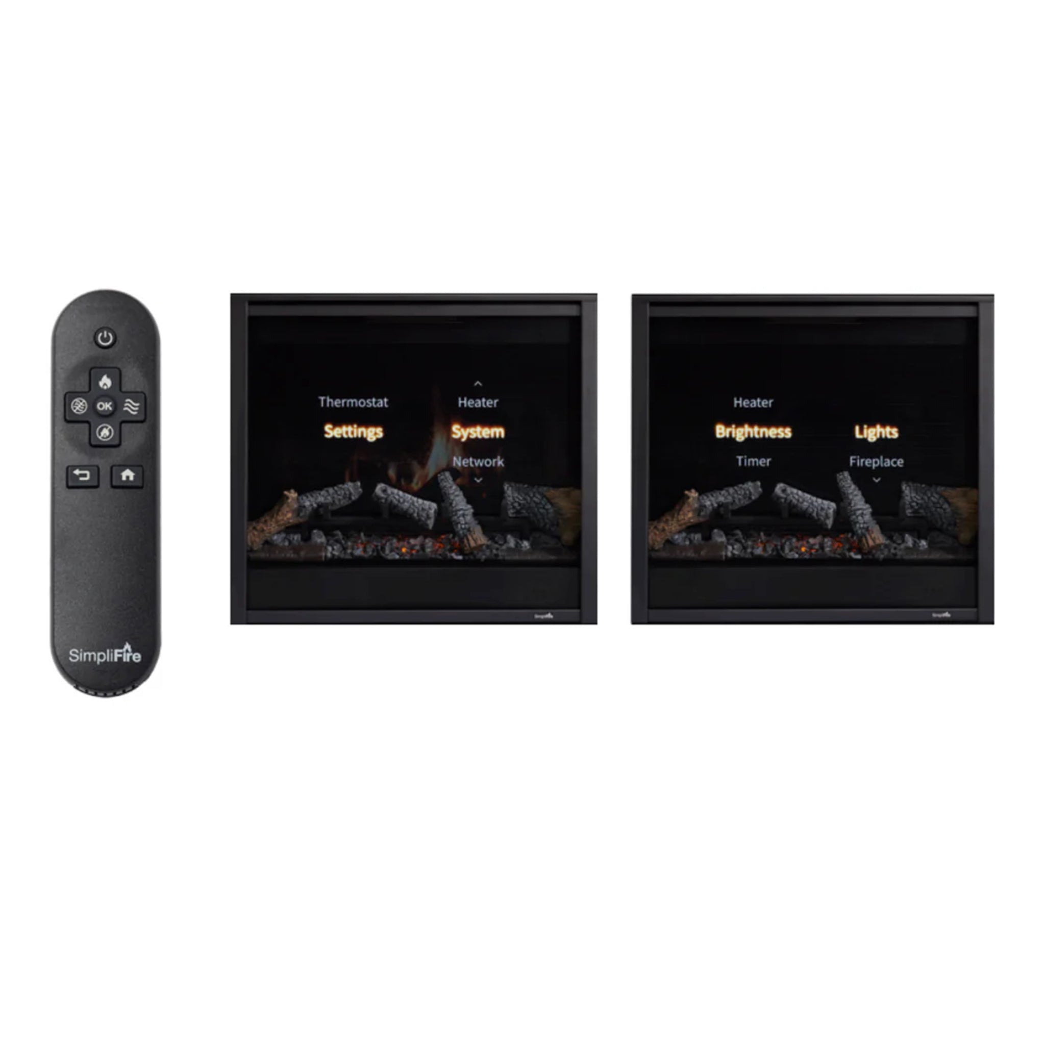 SimpliFire Inception Electric Fireplace 36"