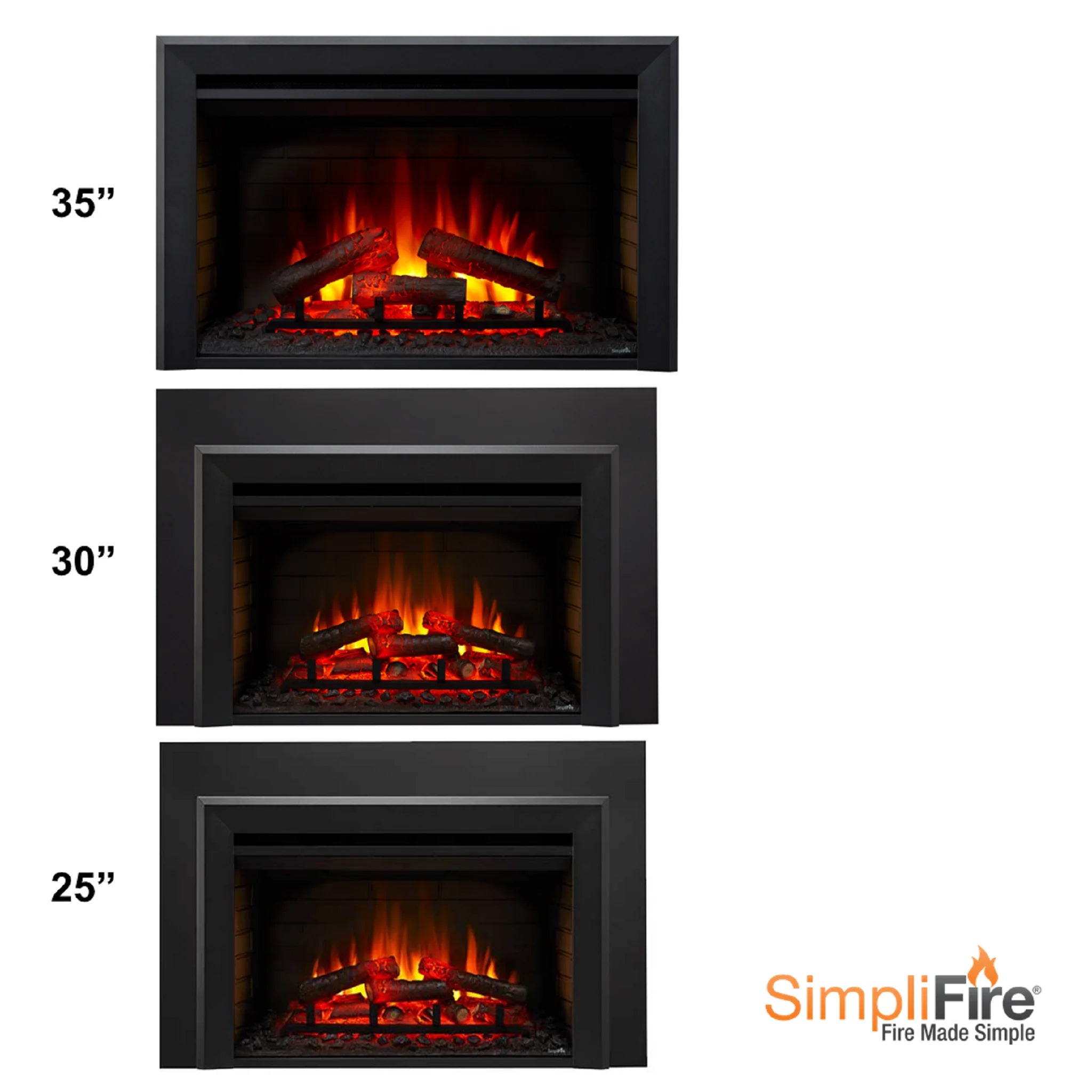 SimpliFire Large surround, 37" x 26" Includes removable 4-1/2" bottom for 4-sided configurations (37" x 30-1/2")