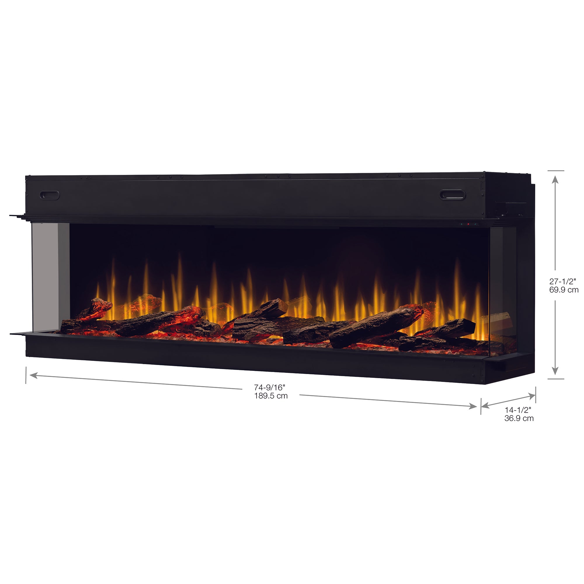 Dimplex Ignite Ultra 74" Built-in Linear Electric Fireplace