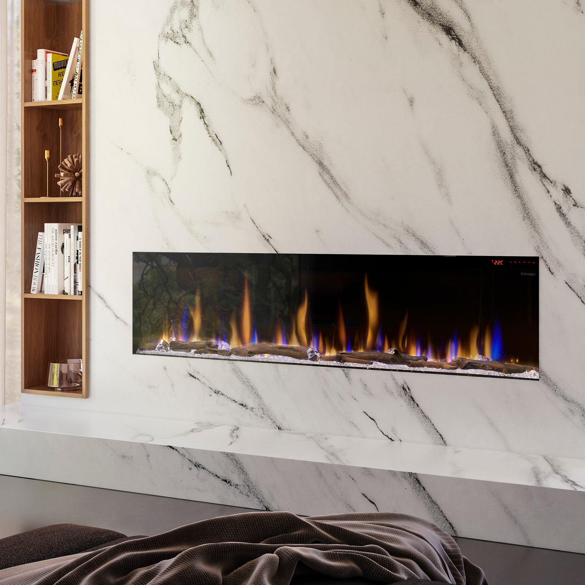 Dimplex lgnite Bold 74" Built-in Linear Electric Fireplace