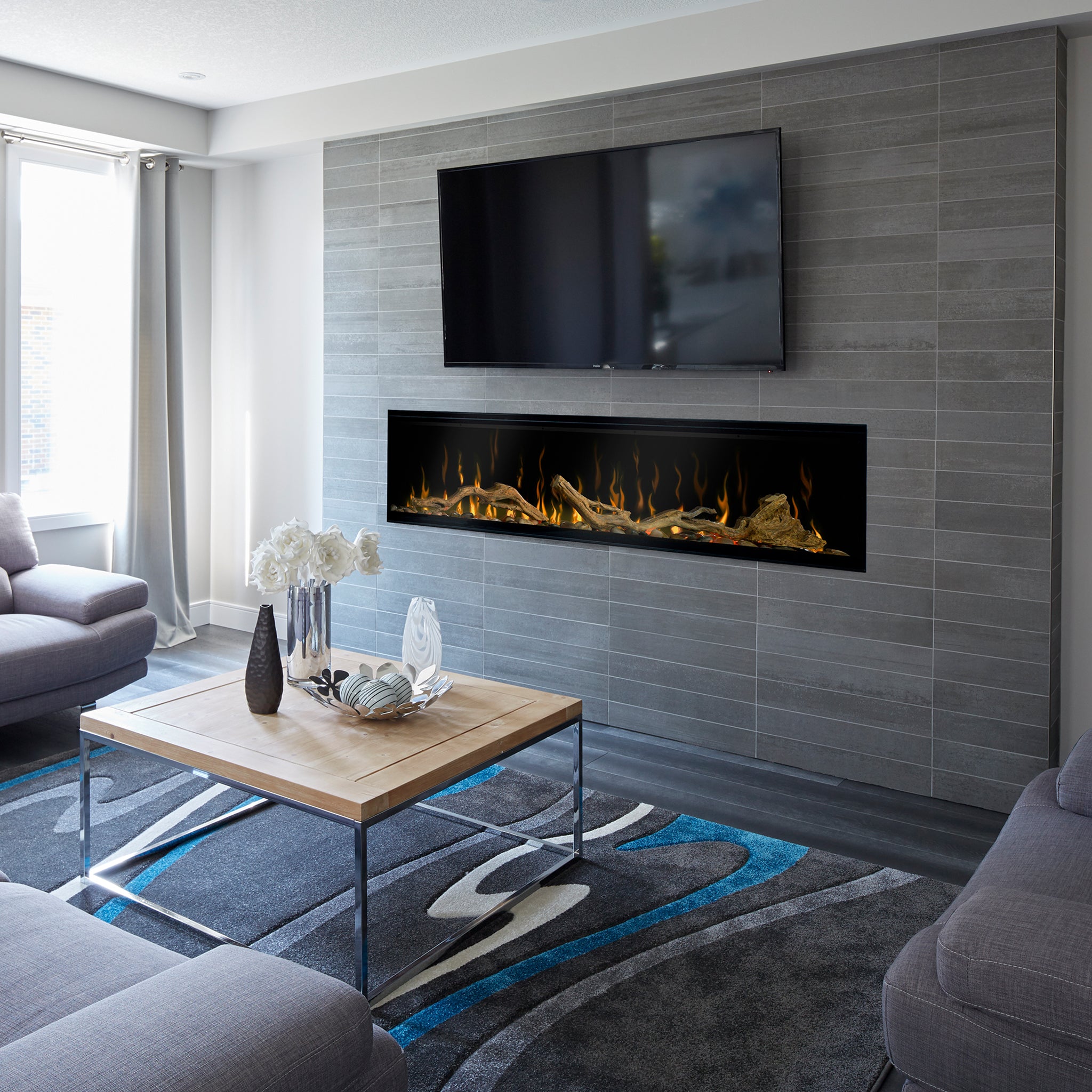 Dimplex Accessory Driftwood and River Rock for 74" Linear Fireplace
