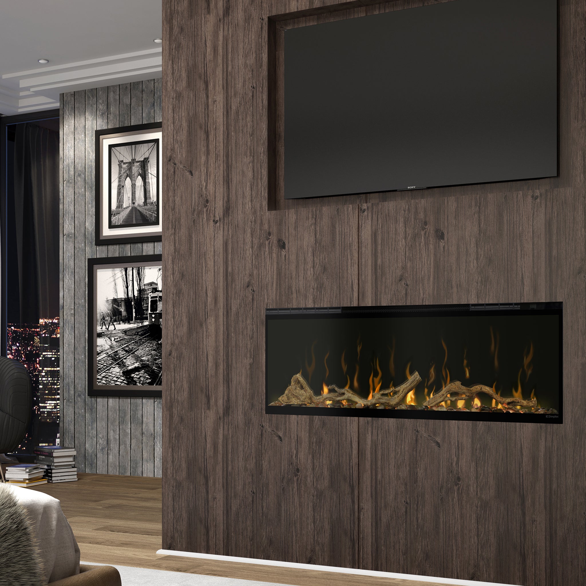 Dimplex Accessory Driftwood and River Rock for 50" Linear Fireplace