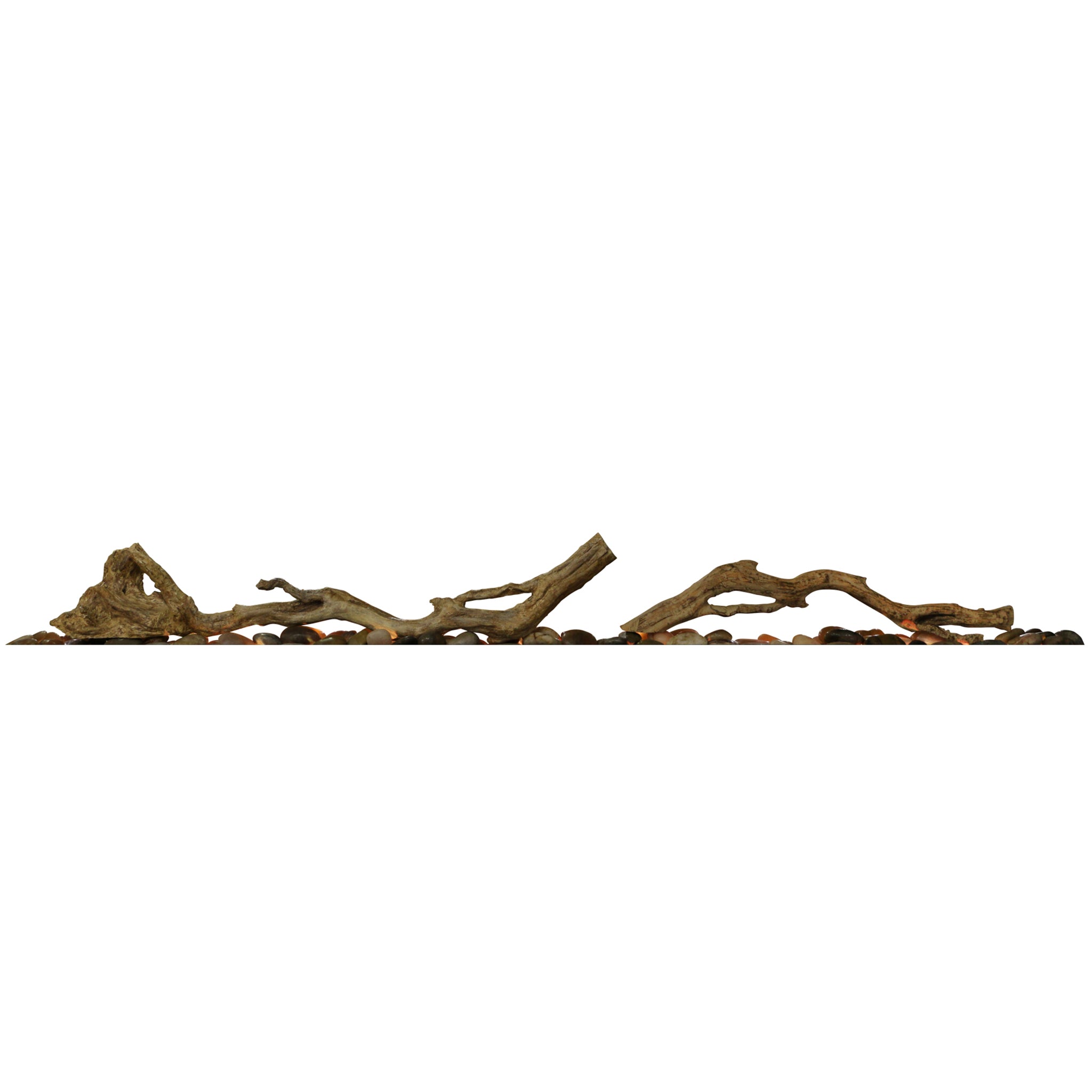 Dimplex Accessory Driftwood and River Rock for 100" Linear Fireplace