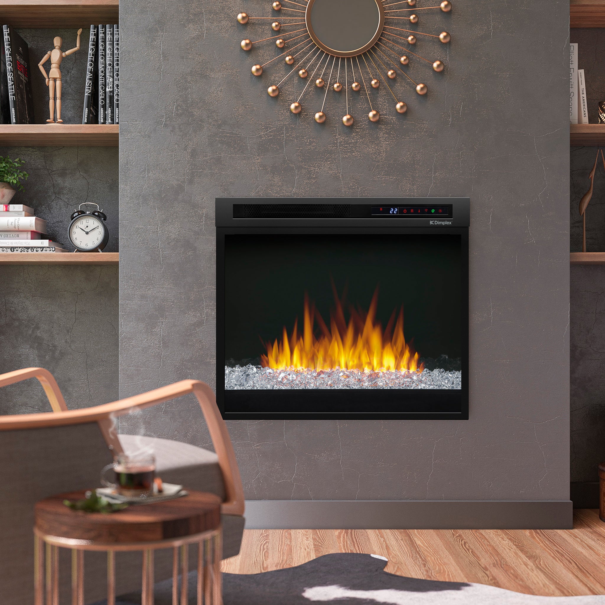 Dimplex Nova 28" Plug-in Electric Firebox with Acrylic Ember Bed