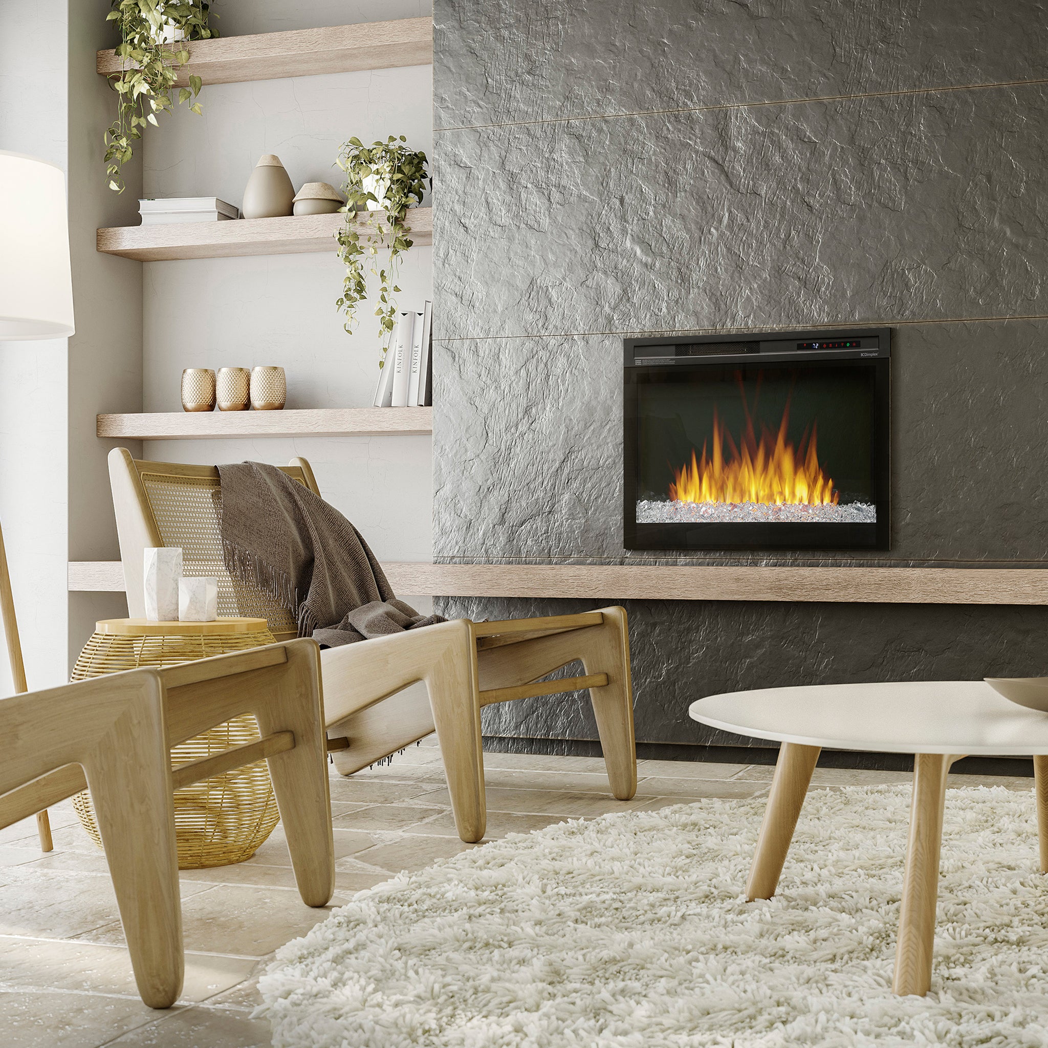 Dimplex Nova 33" Plug-in Electric Firebox with Acrylic Ember Bed