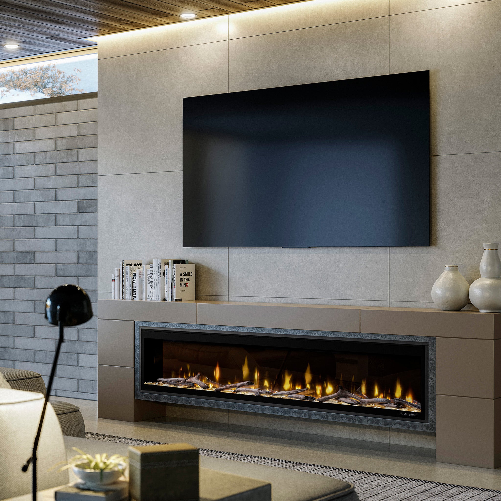 Dimplex Ignite Evolve 74" Linear Electric Fireplace