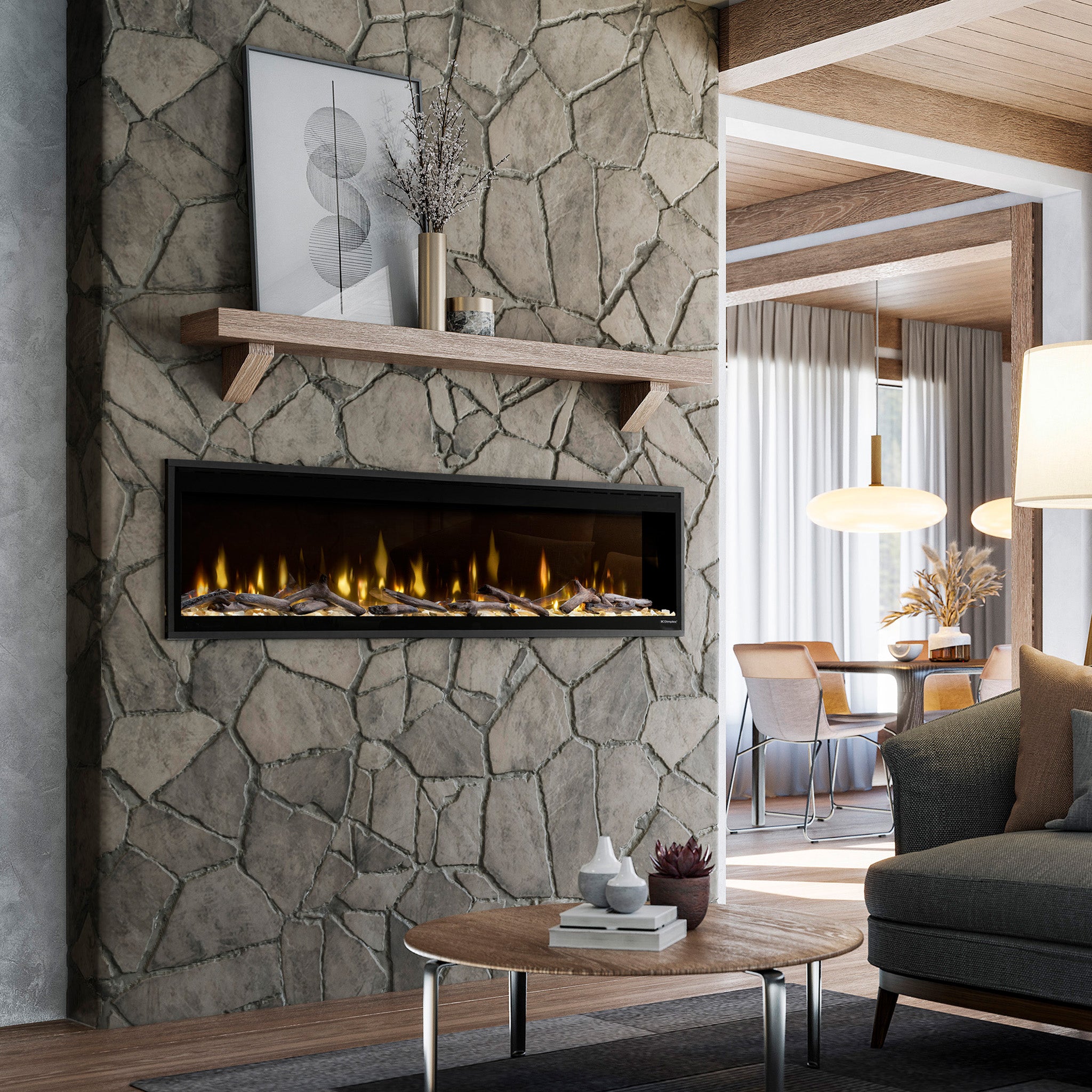Dimplex Ignite Evolve 74" Linear Electric Fireplace