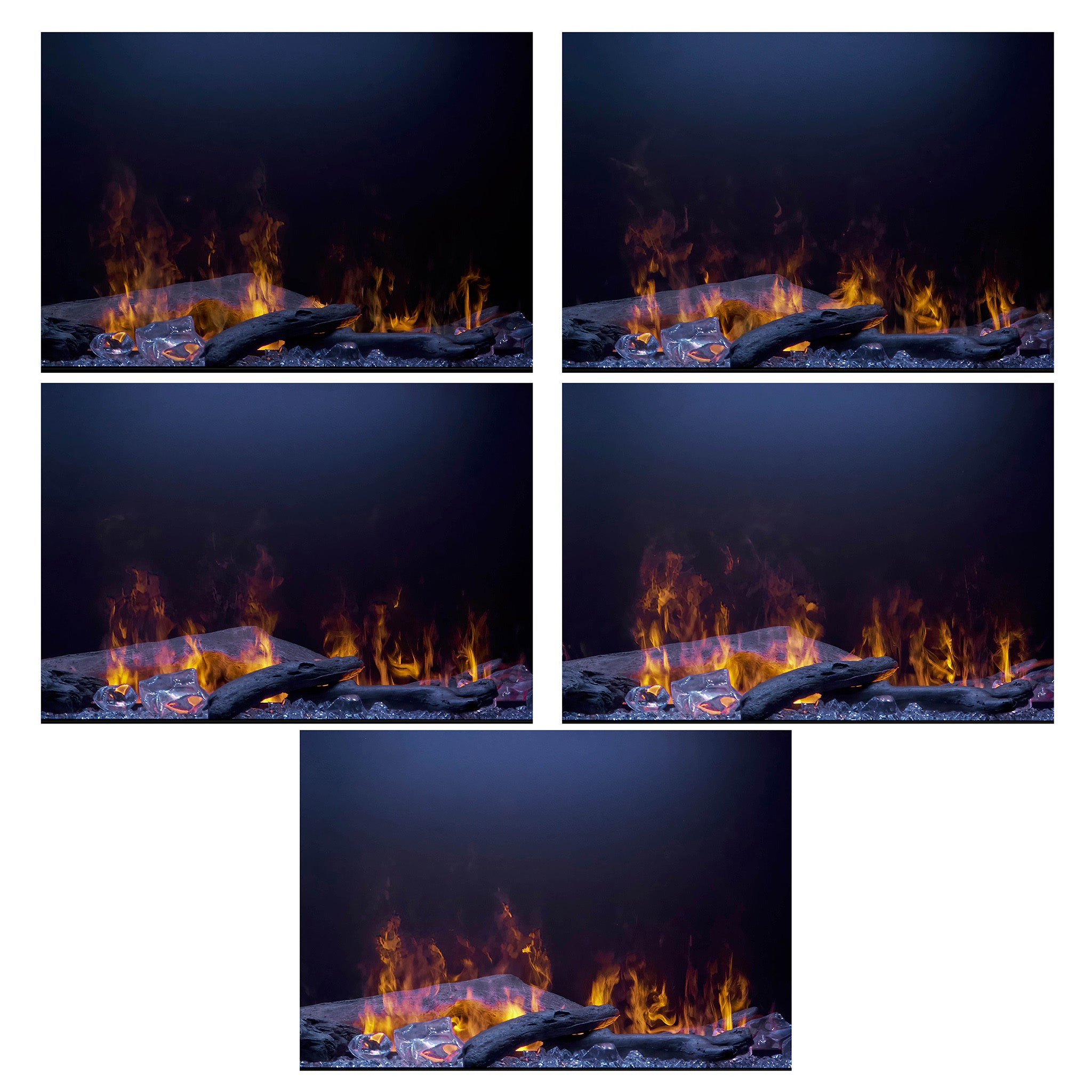 Dimplex Optimyst Linear 46" Vapor Fireplace with Acrylic Ice and Driftwood Media