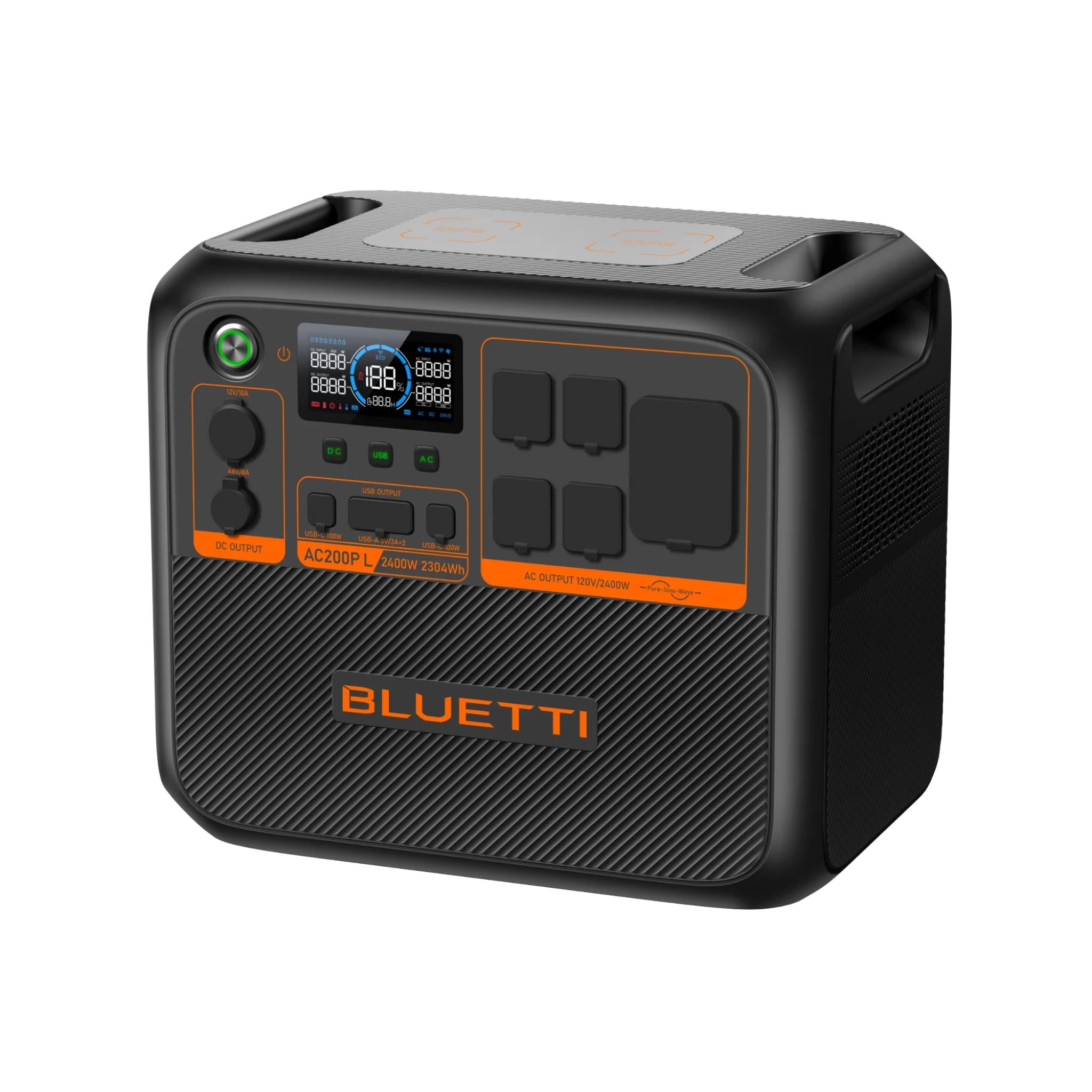 BLUETTI AC200P L Portable Power Station | 2,400W, 2,304Wh