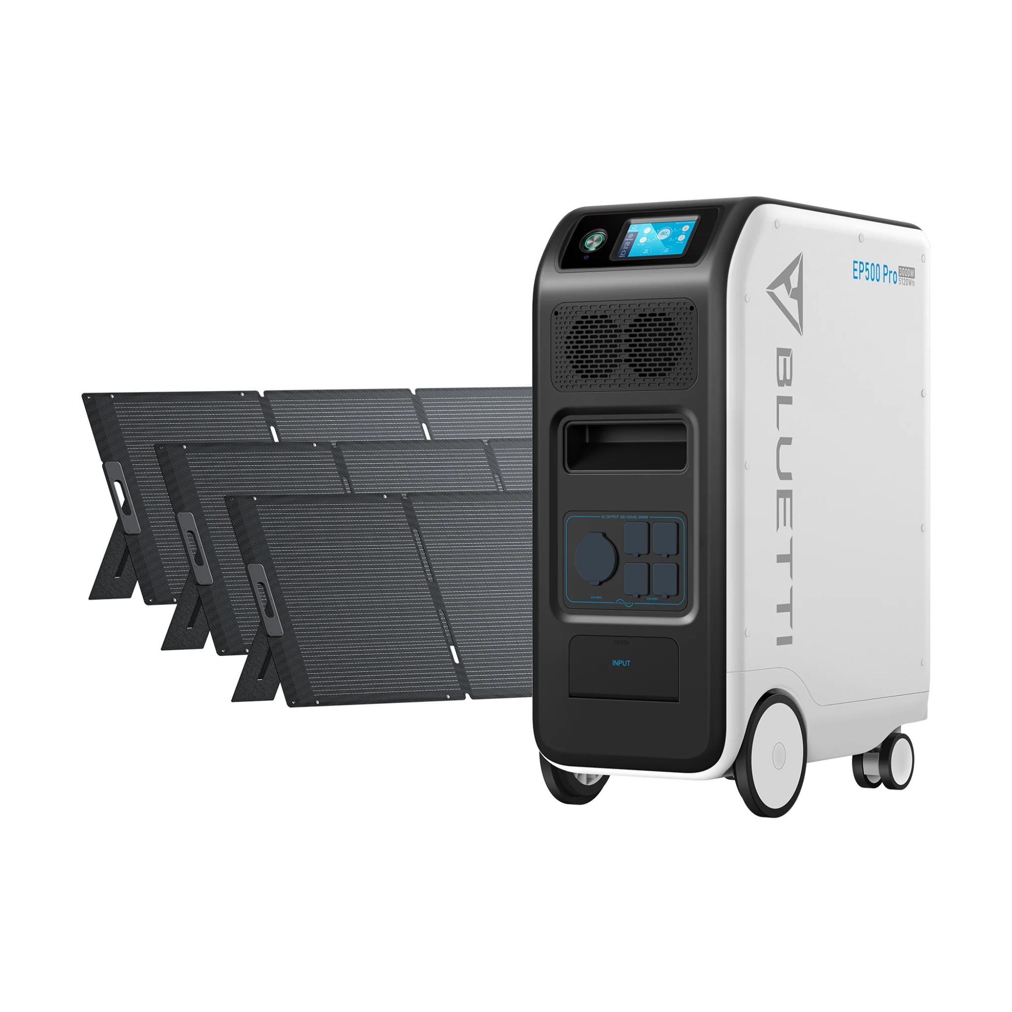 BLUETTI EP500Pro Solar Power Station | 3,000W, 5,120Wh