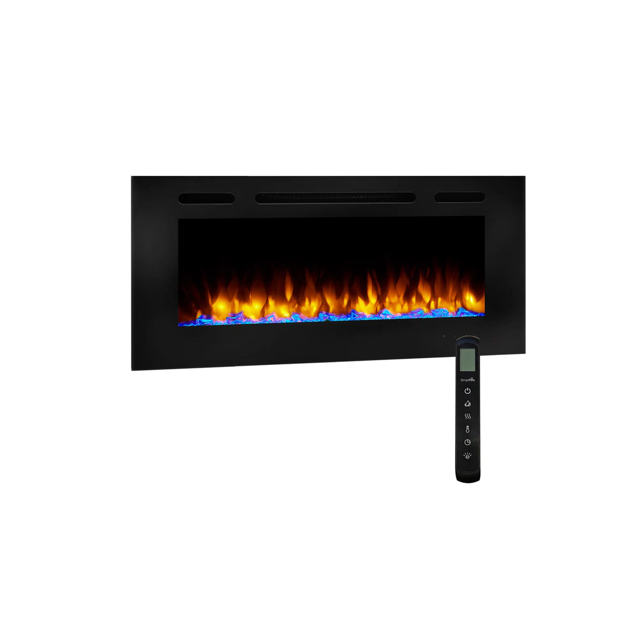 SimpliFire 40" Allusion Recessed Linear Electric Fireplace