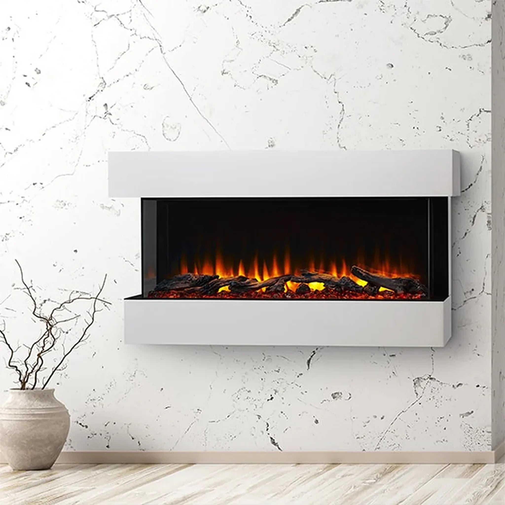 SimpliFire 43" Scion Trinity 3-Sided Linear Electric Fireplace