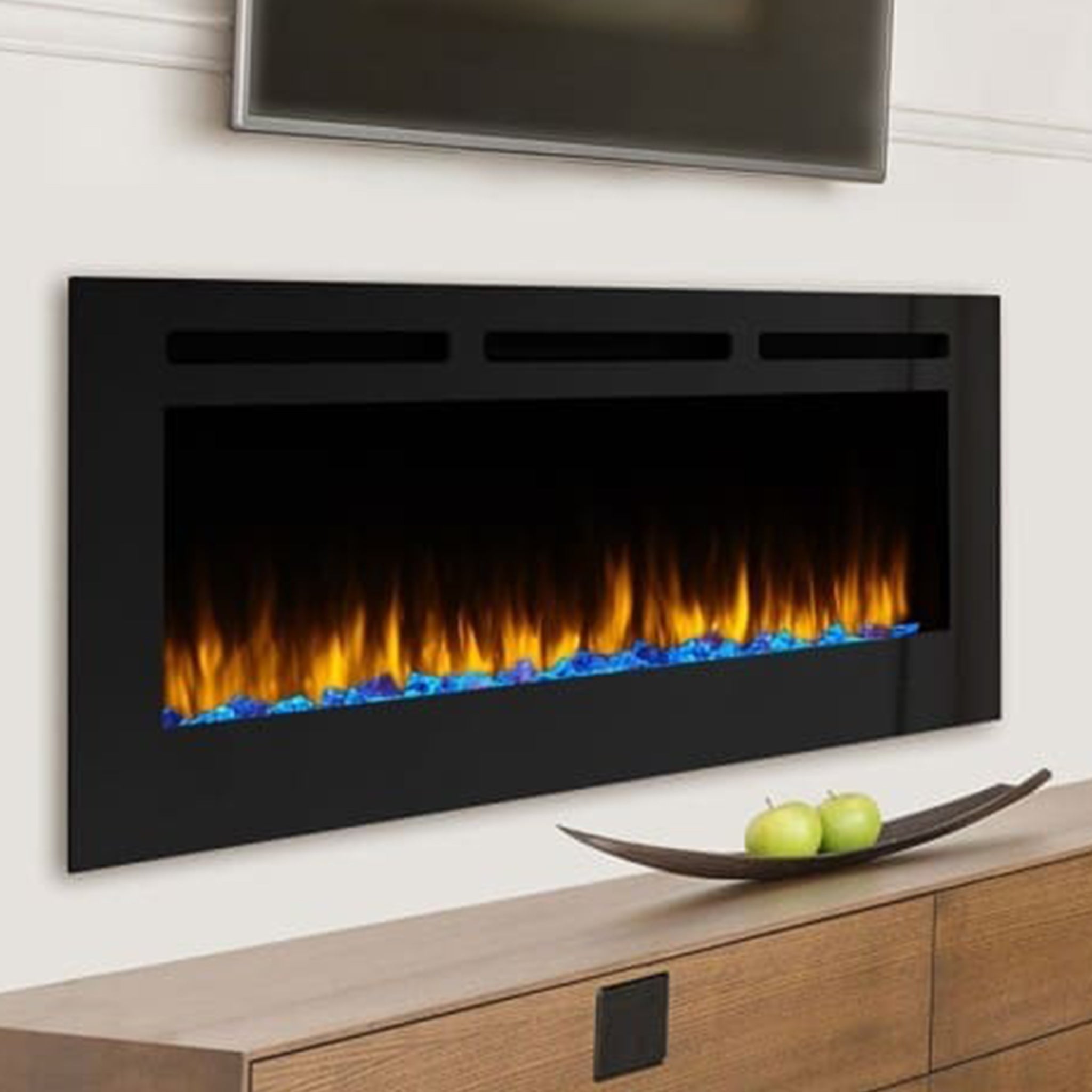 SimpliFire 60" Allusion Recessed Linear Electric Fireplace