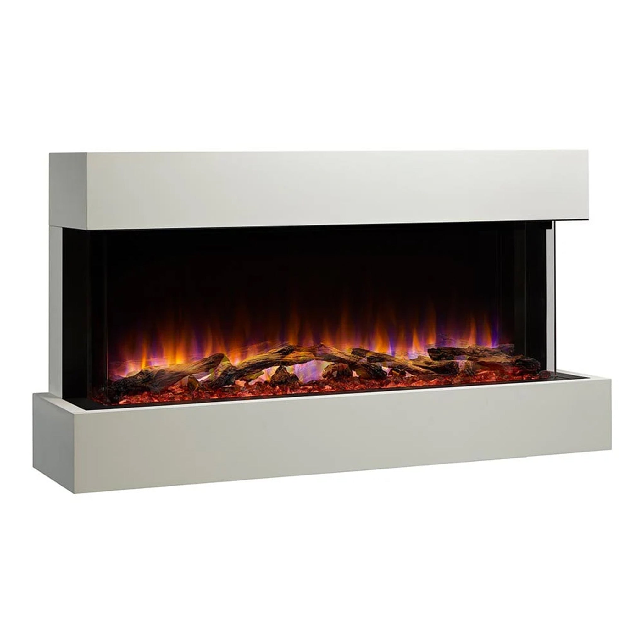 SimpliFire Floating Mantel Kit for Scion 55, Primed MDF; For wall mount applications  (includes wall mount bracket)