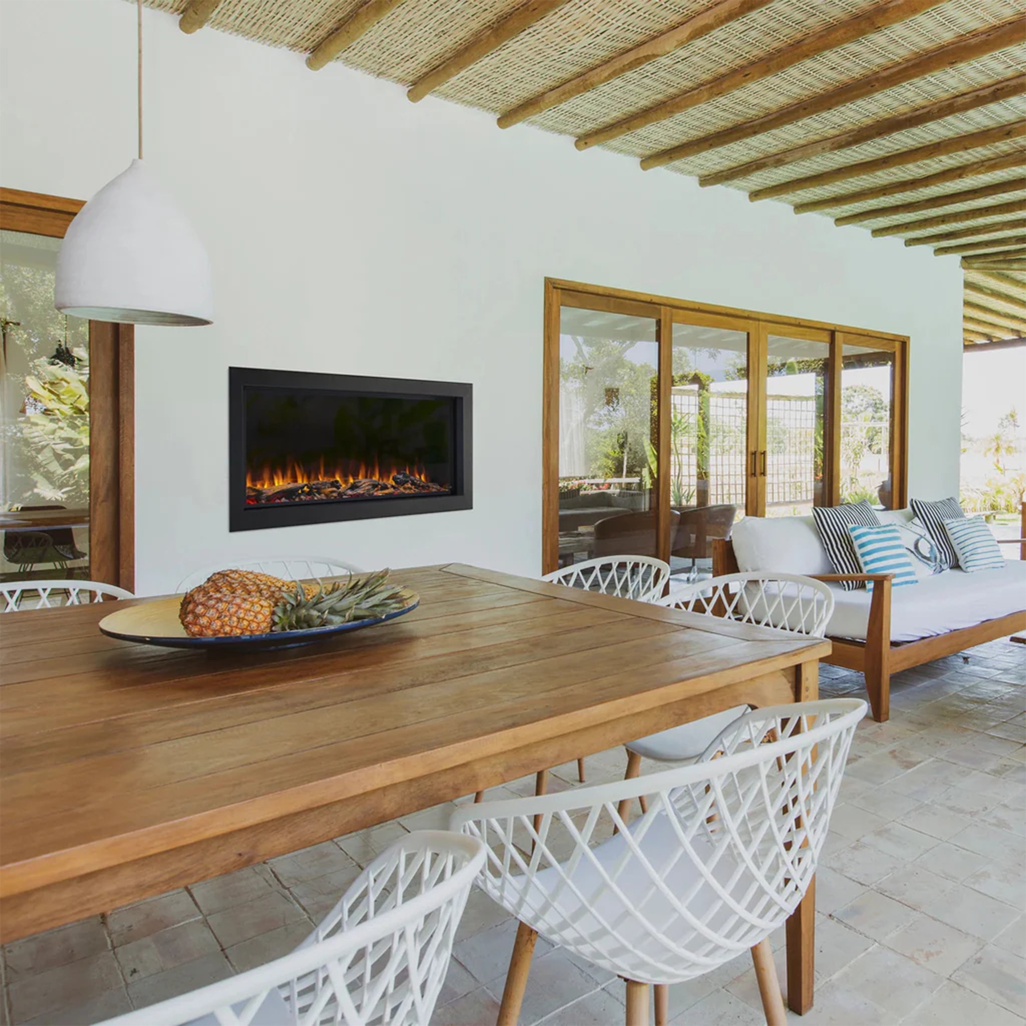 SimpliFire Forum 43" Outdoor Electric Fireplace
