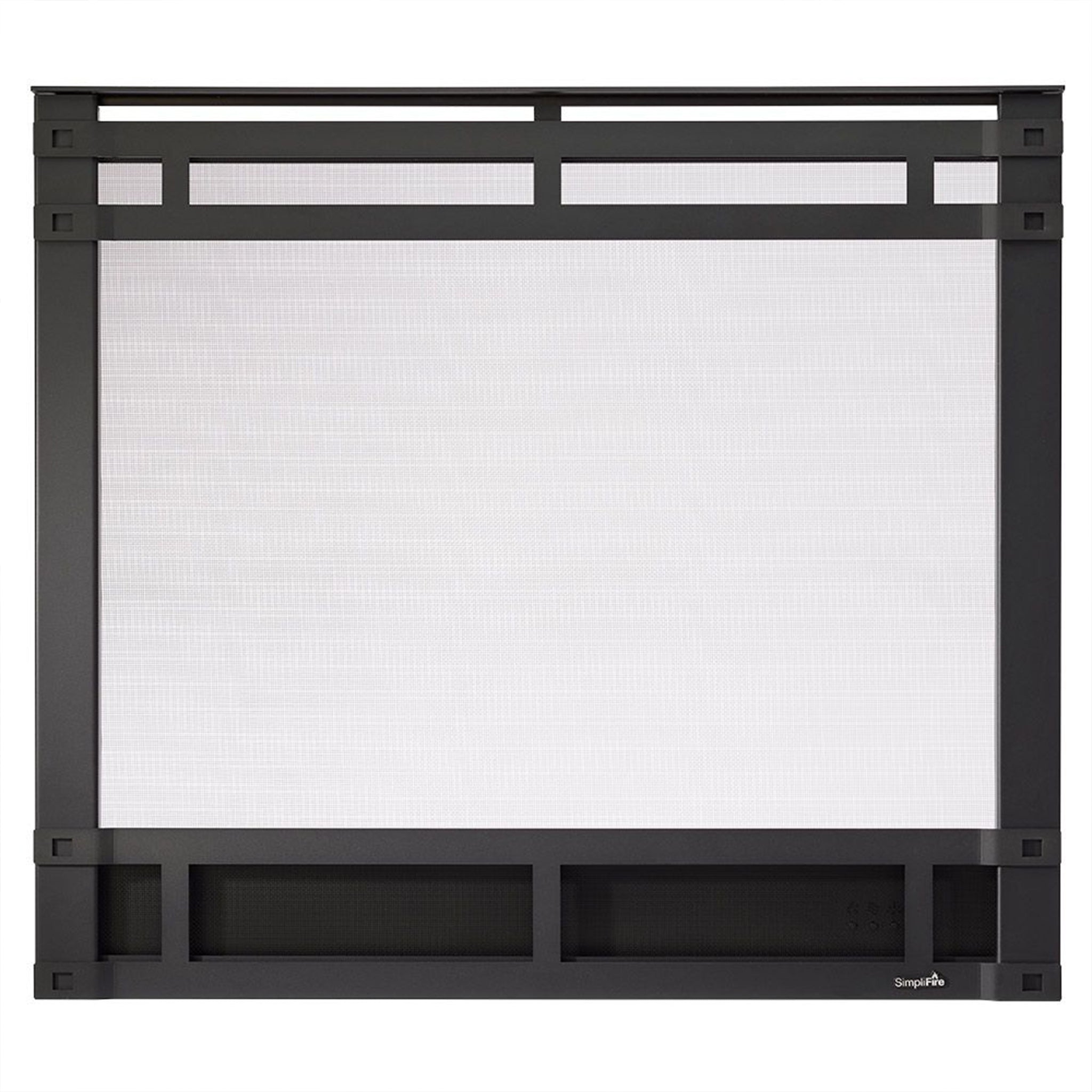 SimpliFire Halston front for Inception Electric Fireplace