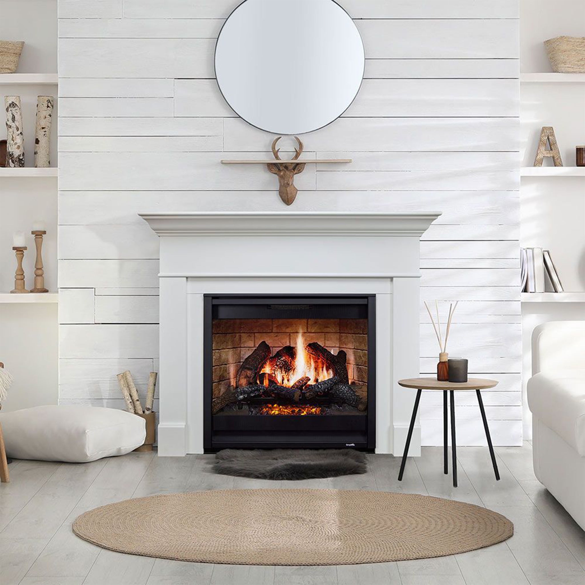 SimpliFire Wescott Mantel Kit for Inception Electric Fireplace