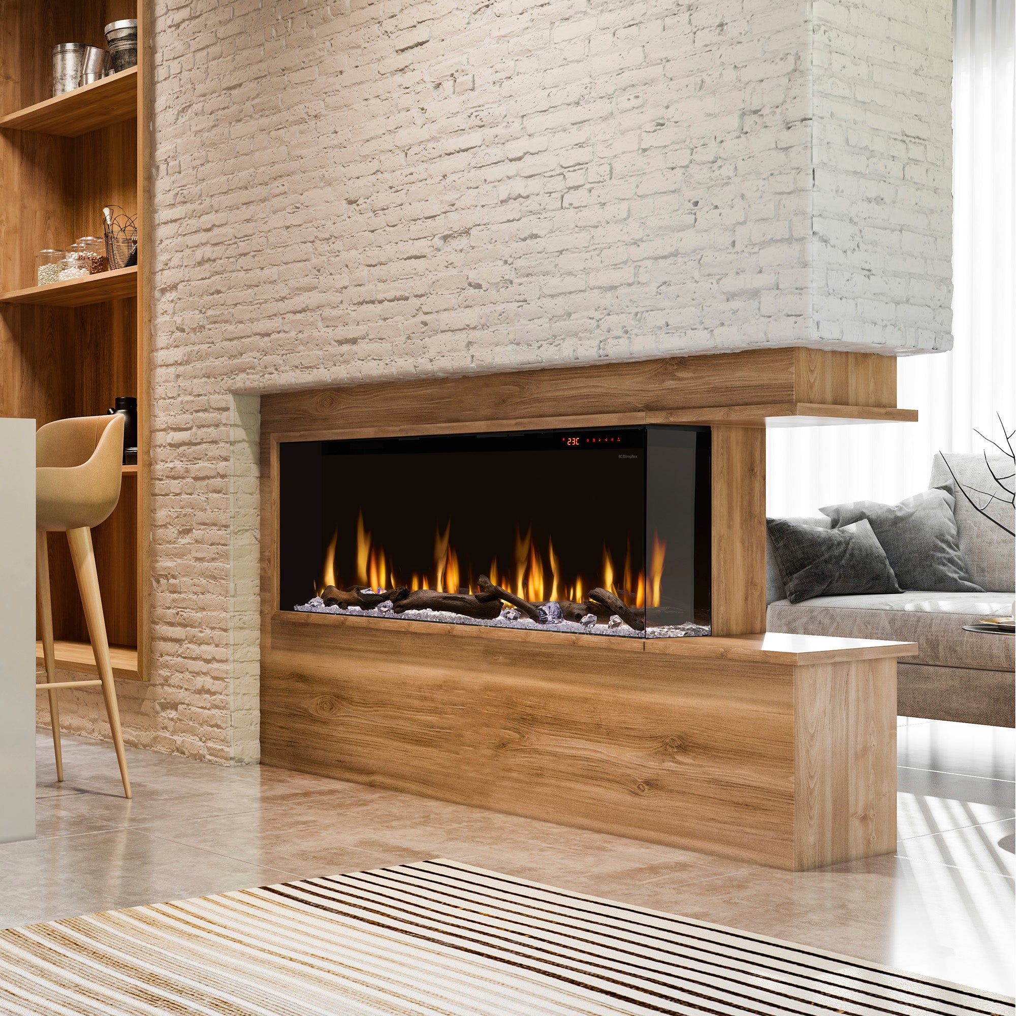 Dimplex lgnite Bold 50" Built-in Linear Electric Fireplace